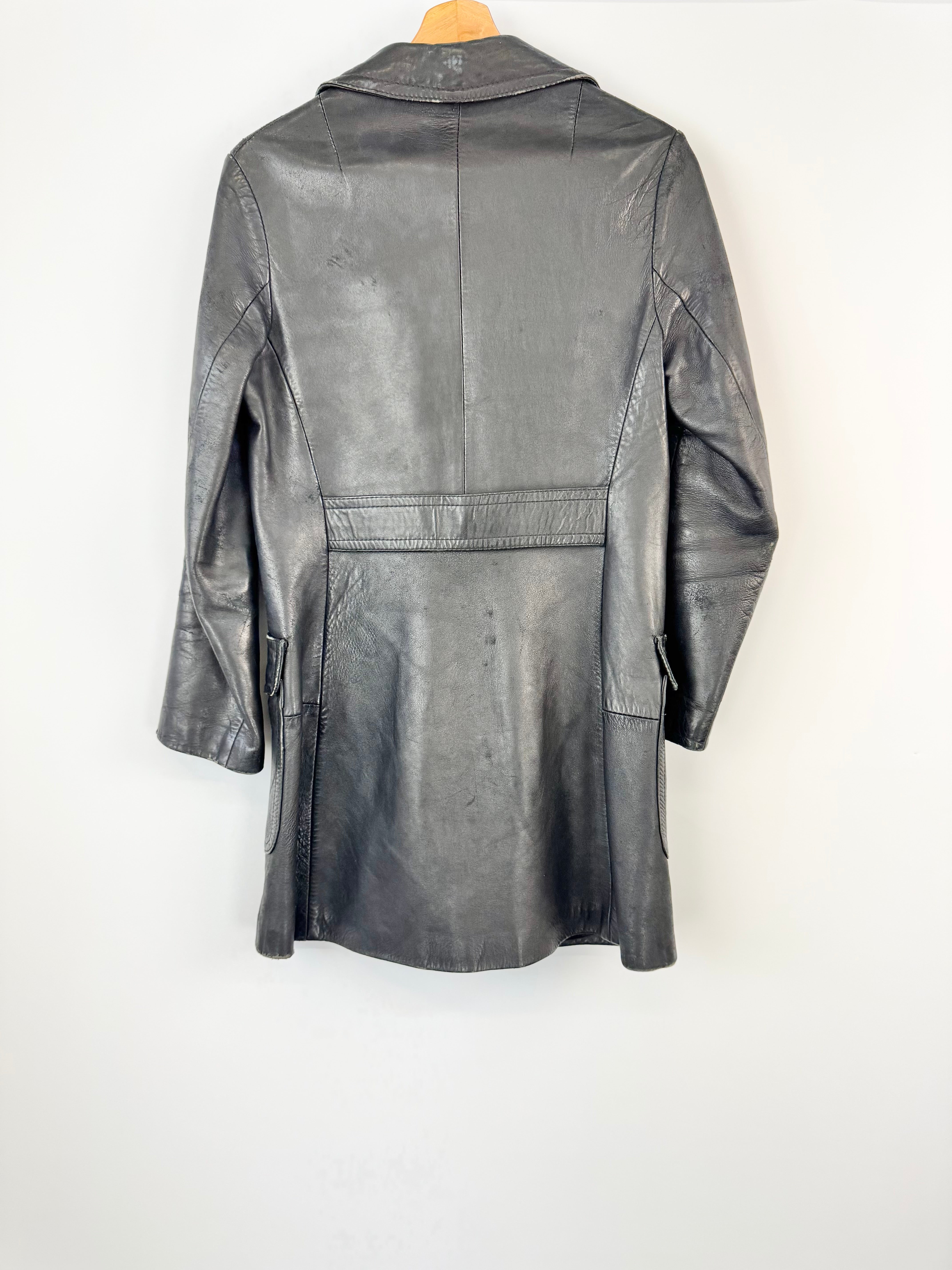 Vintage Seymours Leather Coat - AU8/10