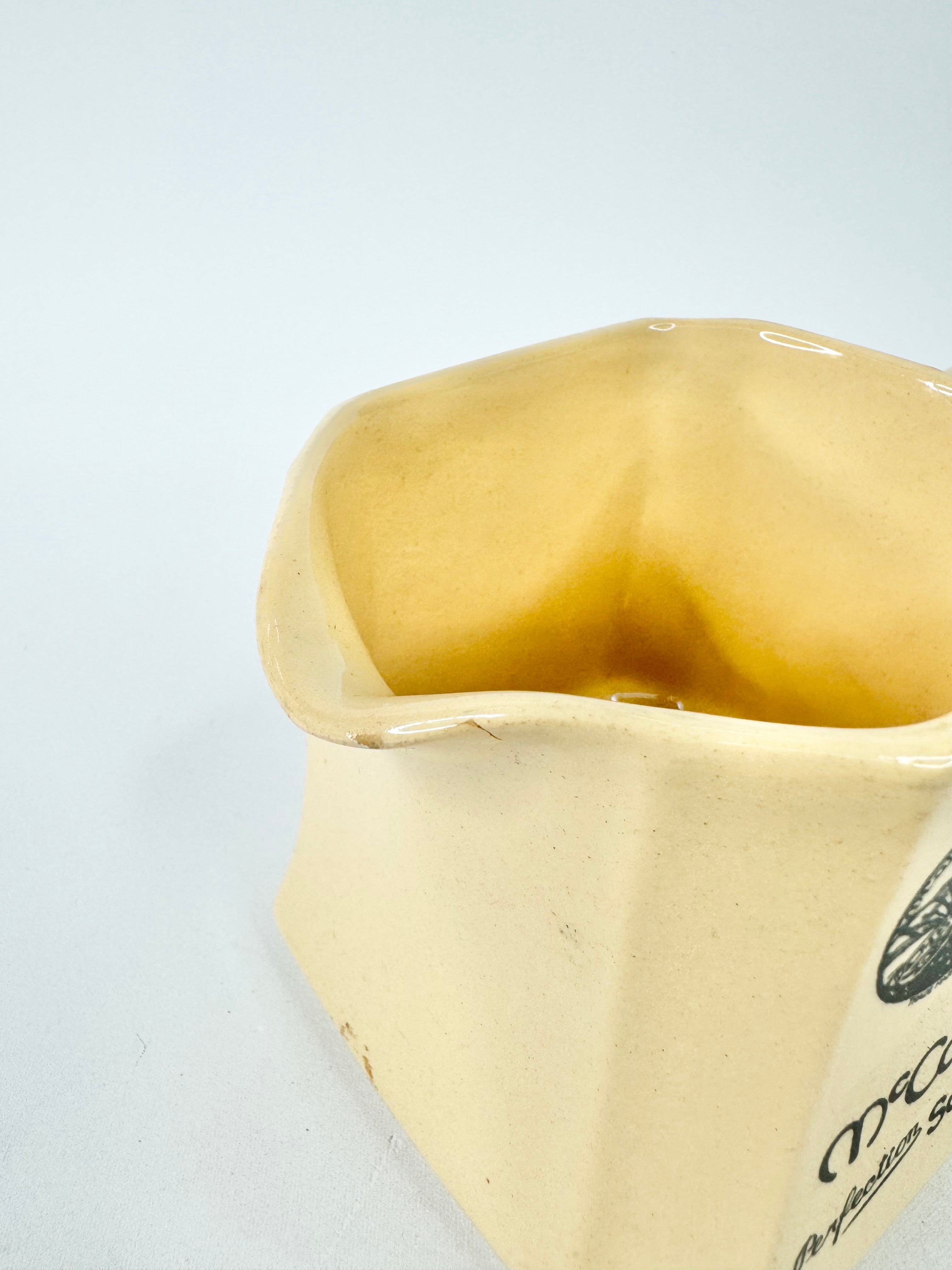 Vintage Royal Doulton Cream McCallum's Perfection Scotch Whisky Jug