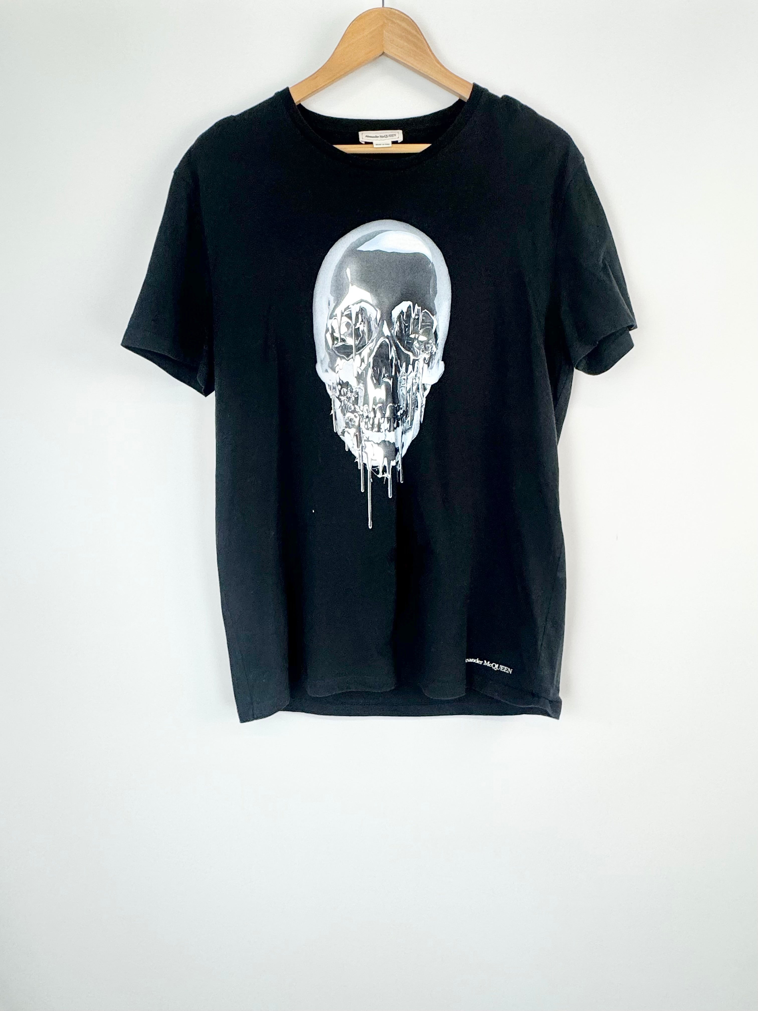 Alexander McQueen Drip Skull T-Shirt - L