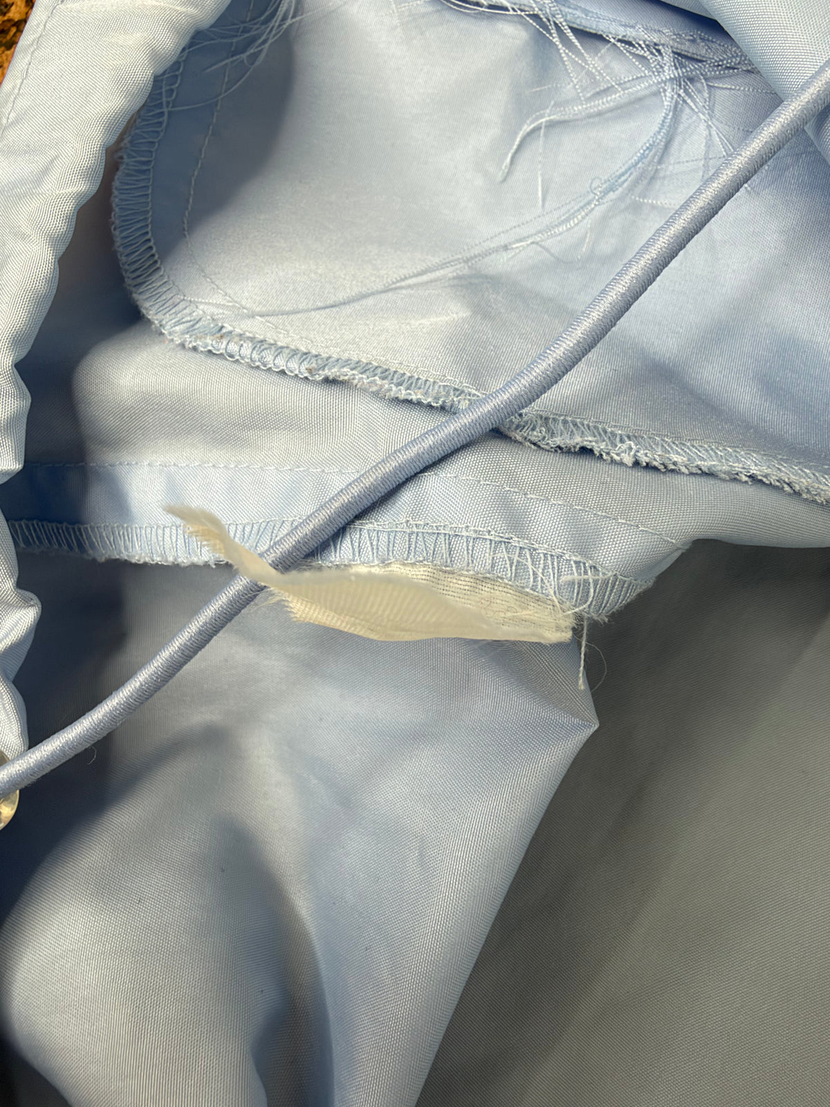 Christopher Ari Pale Blue Drawstring Tank - AU14