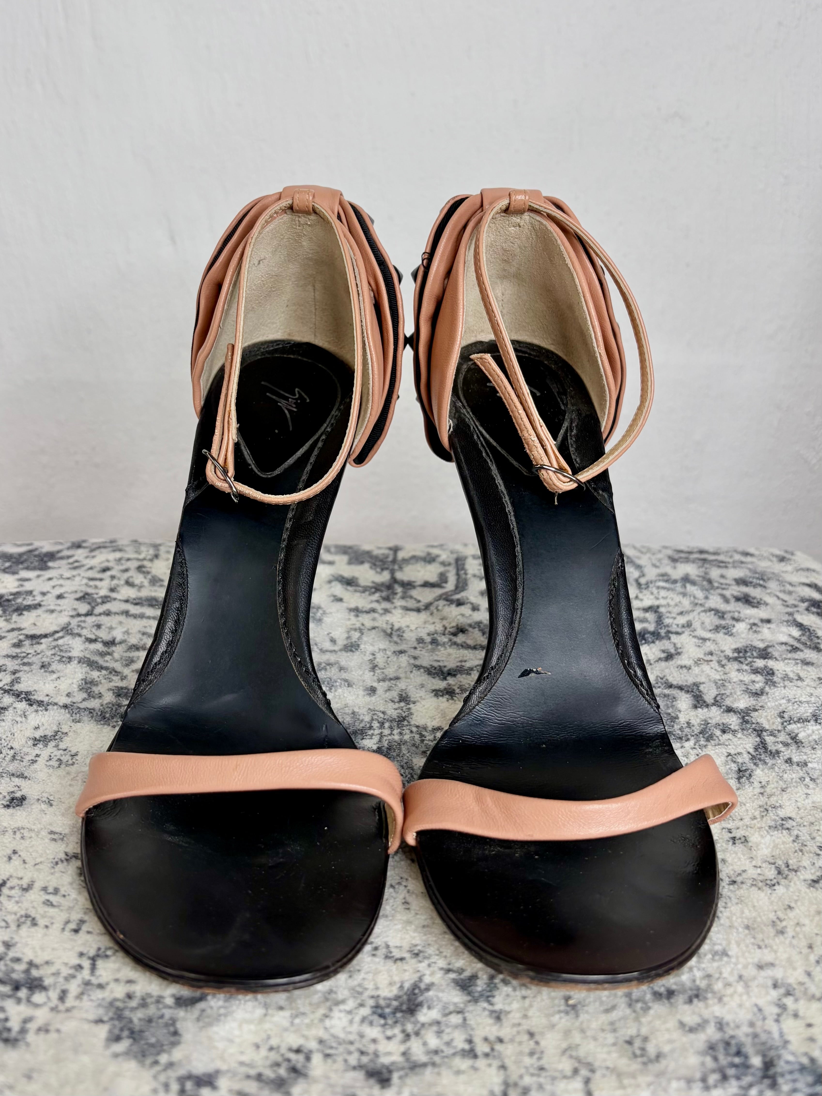 Giuseppe Zanotti Fawn Studded Stilettos - EU38