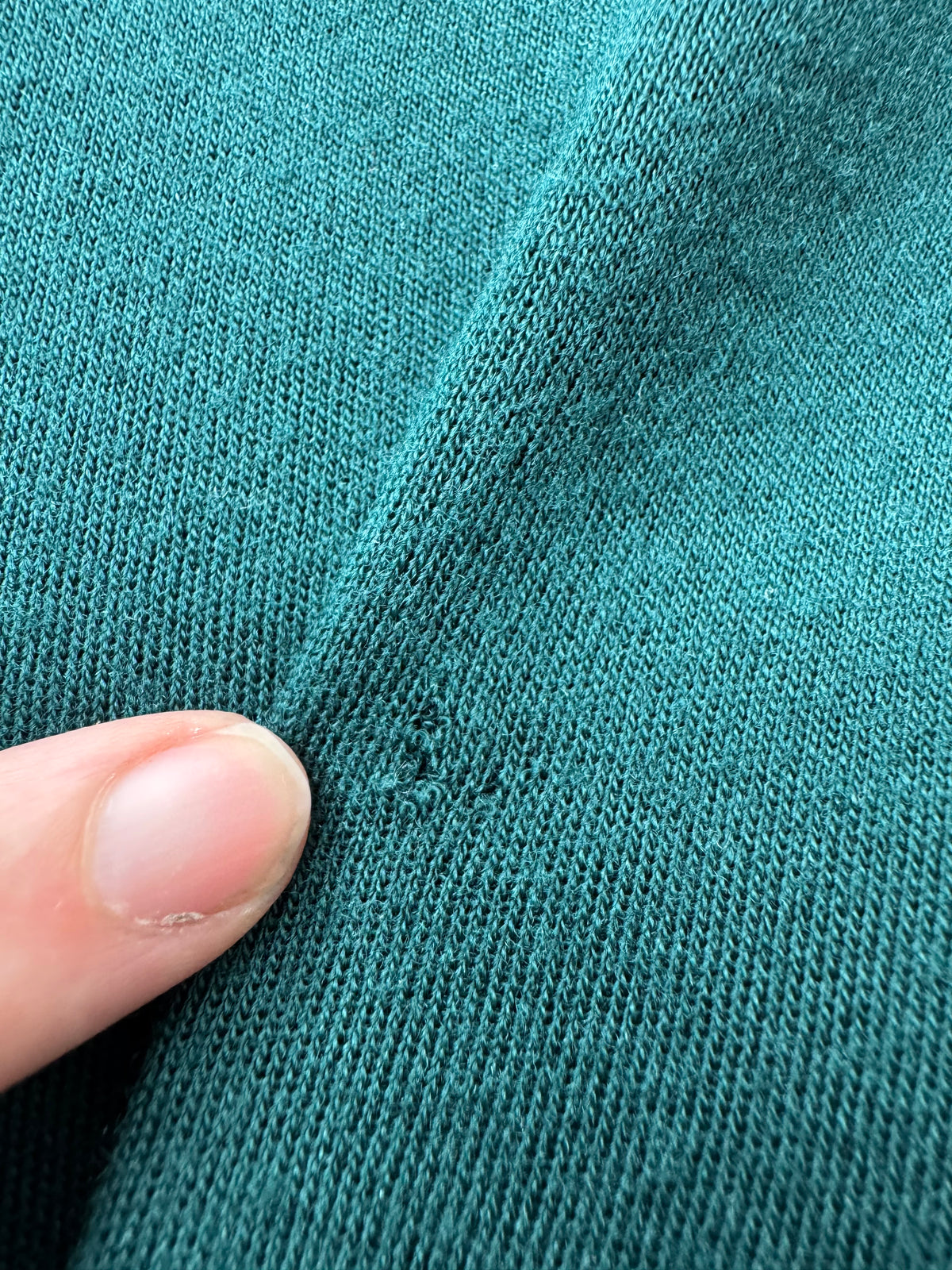 Anna Thomas Forest Green Wool Gathered Tie Dress - AU10