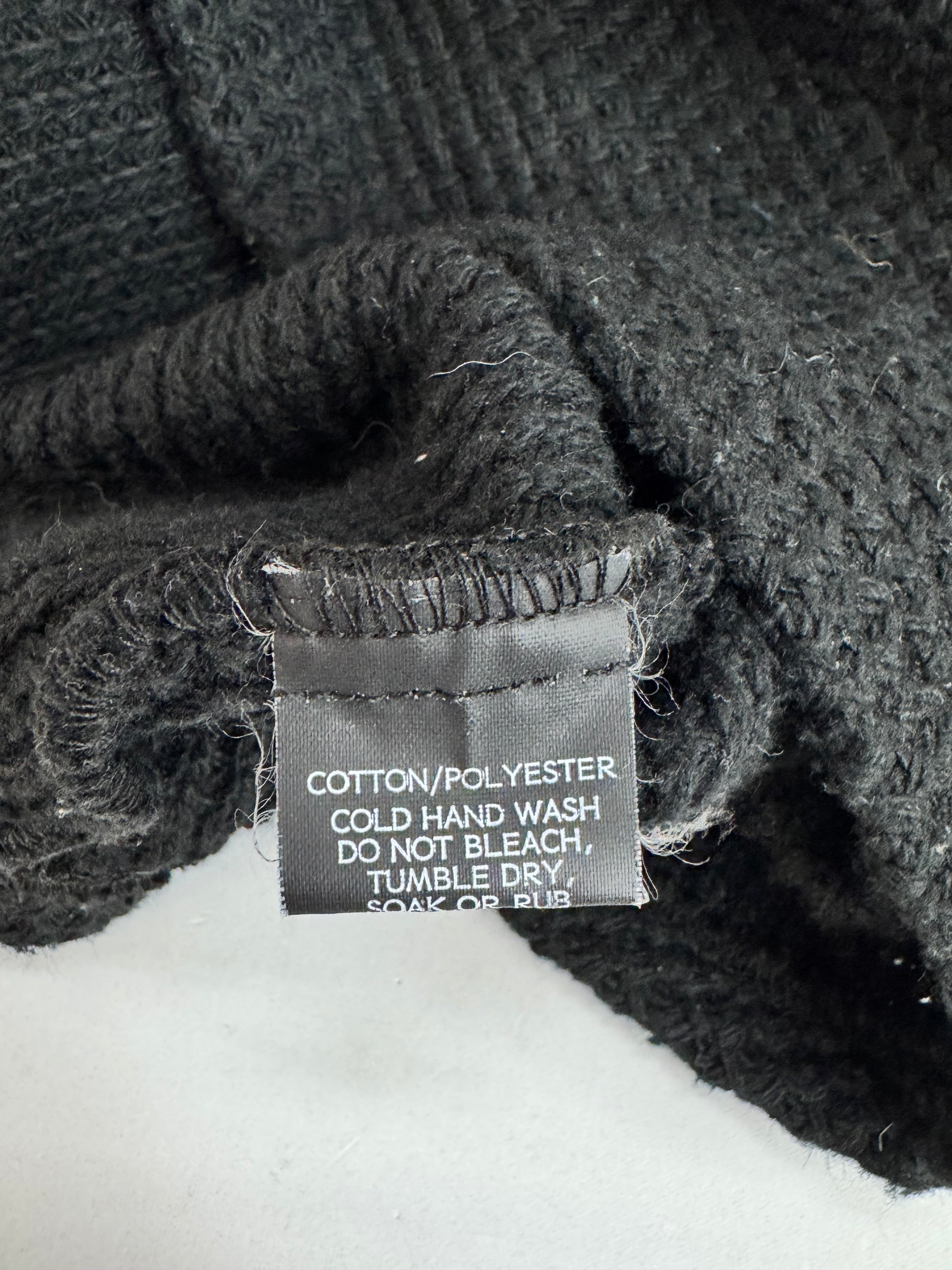 Kuwaii Black Cotton & Polyester Cowl Neck Shift Dress - AU6