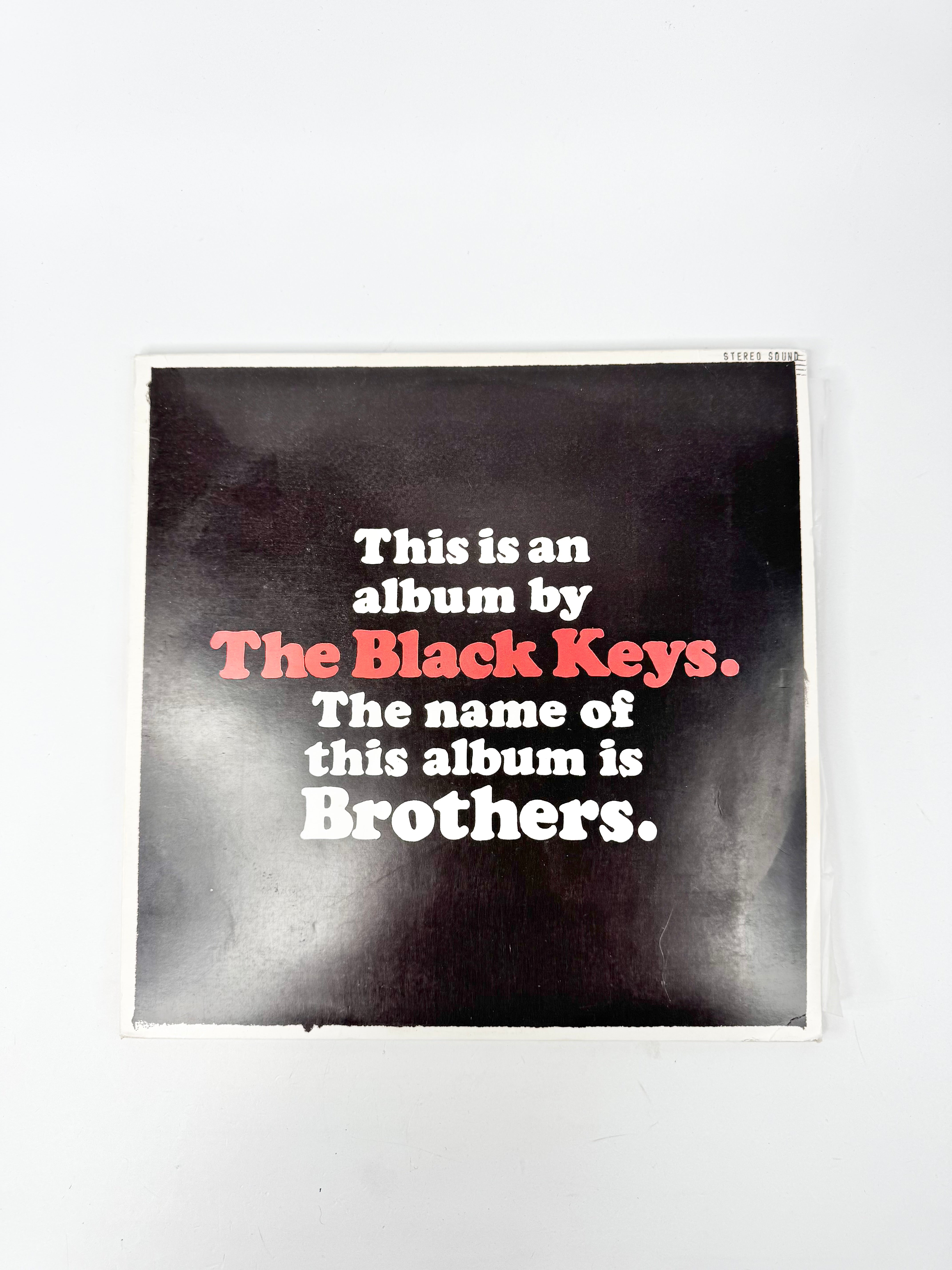The Black Keys 'This is an Album by The Black Keys. The Name of This Album is Brothers' Record