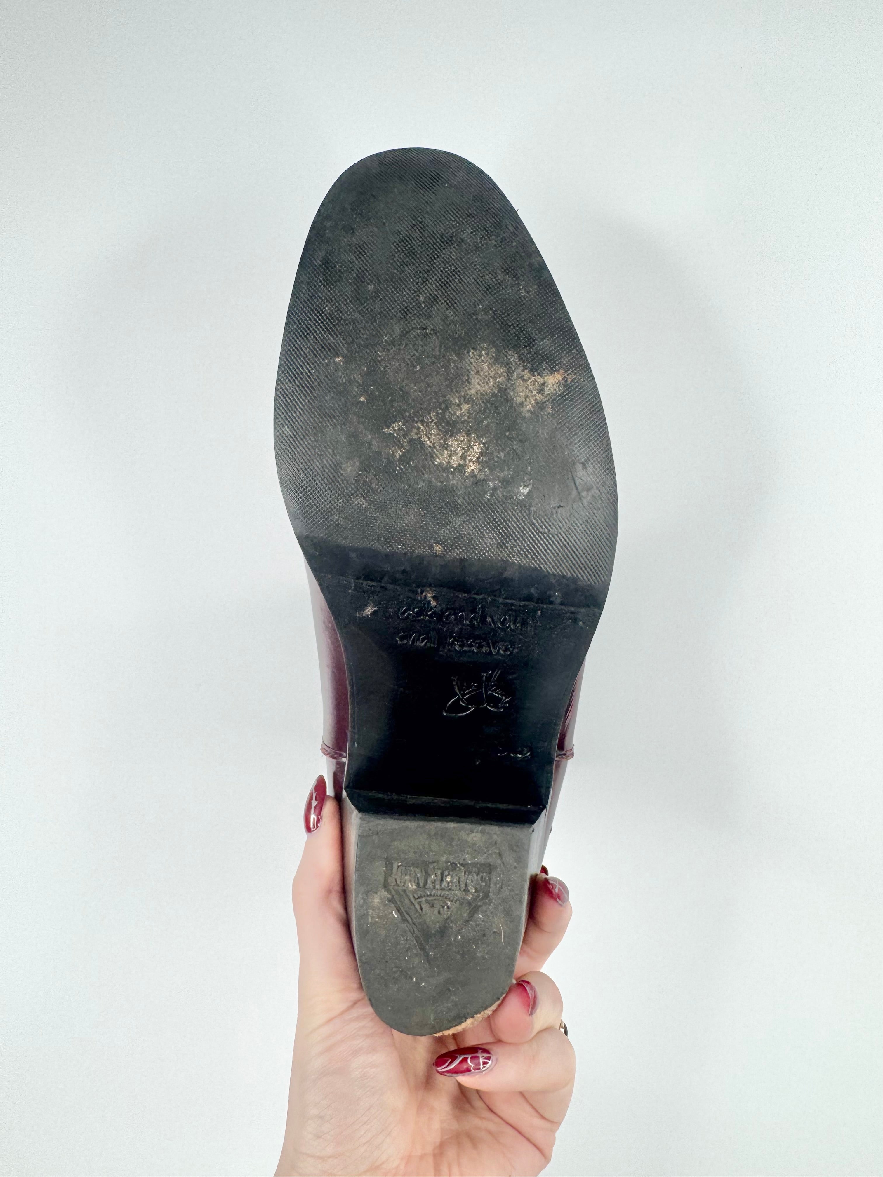 John Fluevog Mahogany Ankle Boots - EU40.5