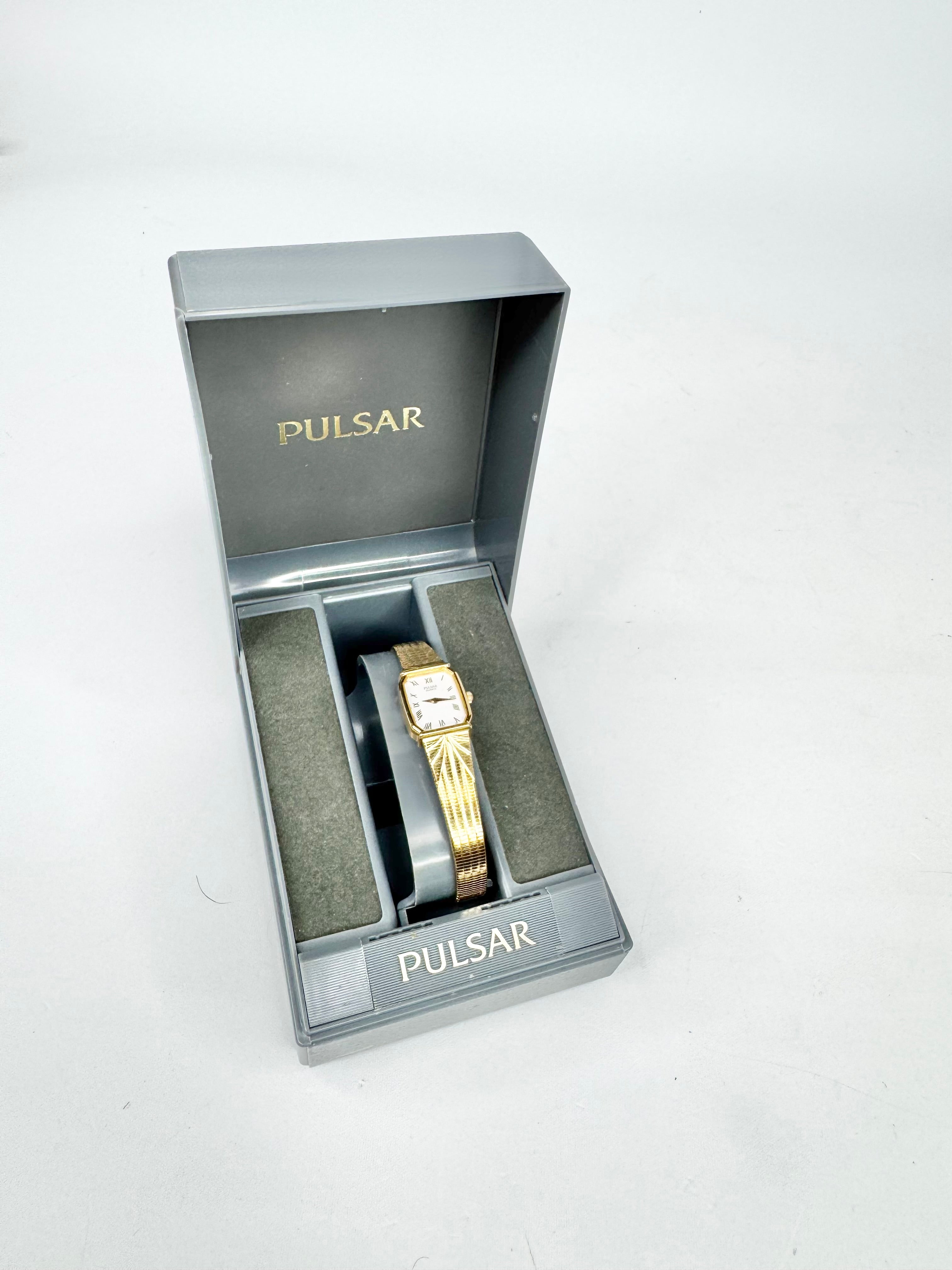 Vintage Pulsar Gold Toned Dainty Watch