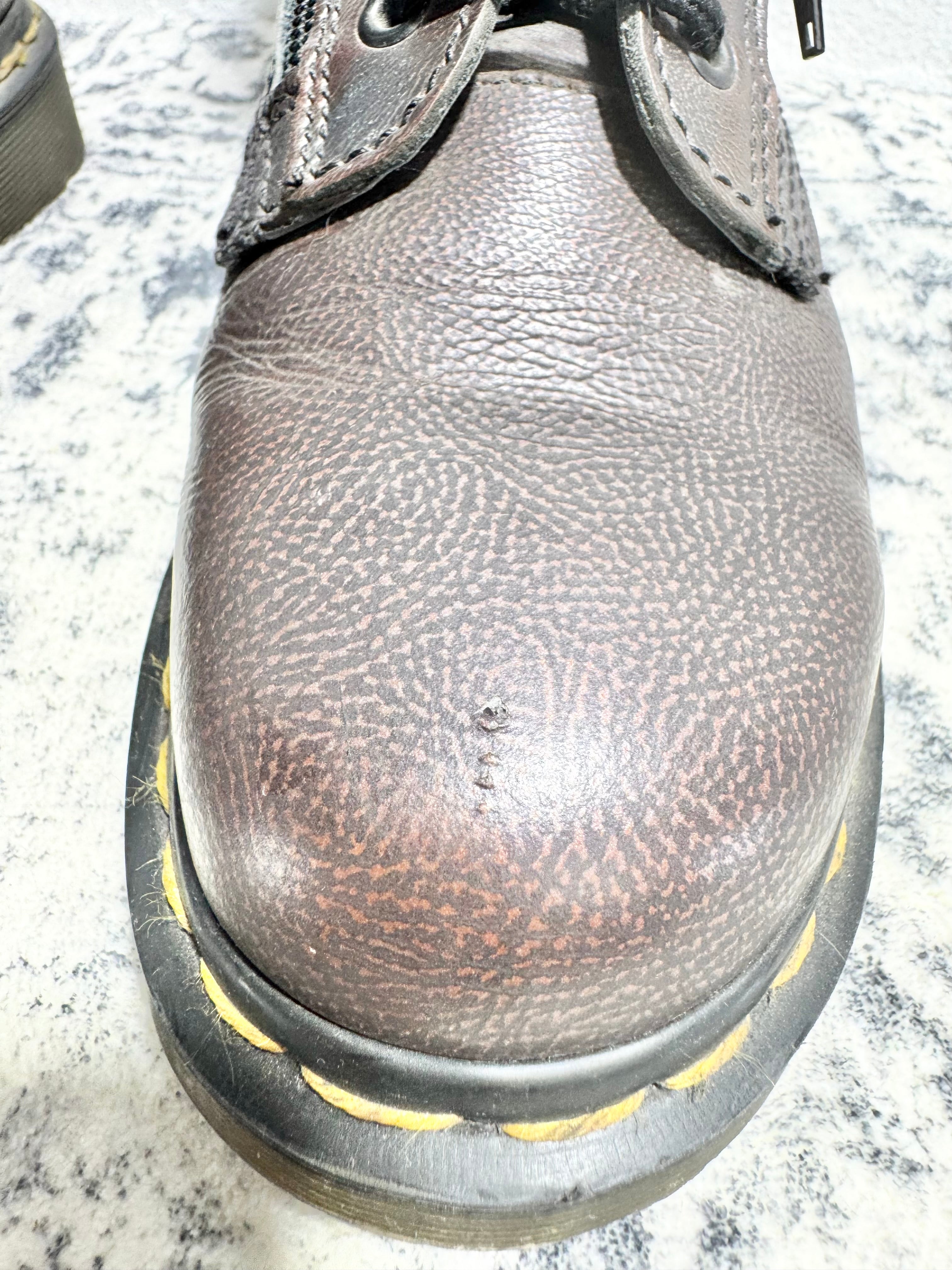Dr Martens England Made 14 Eye Metallic Look 9733 Boots - EU37