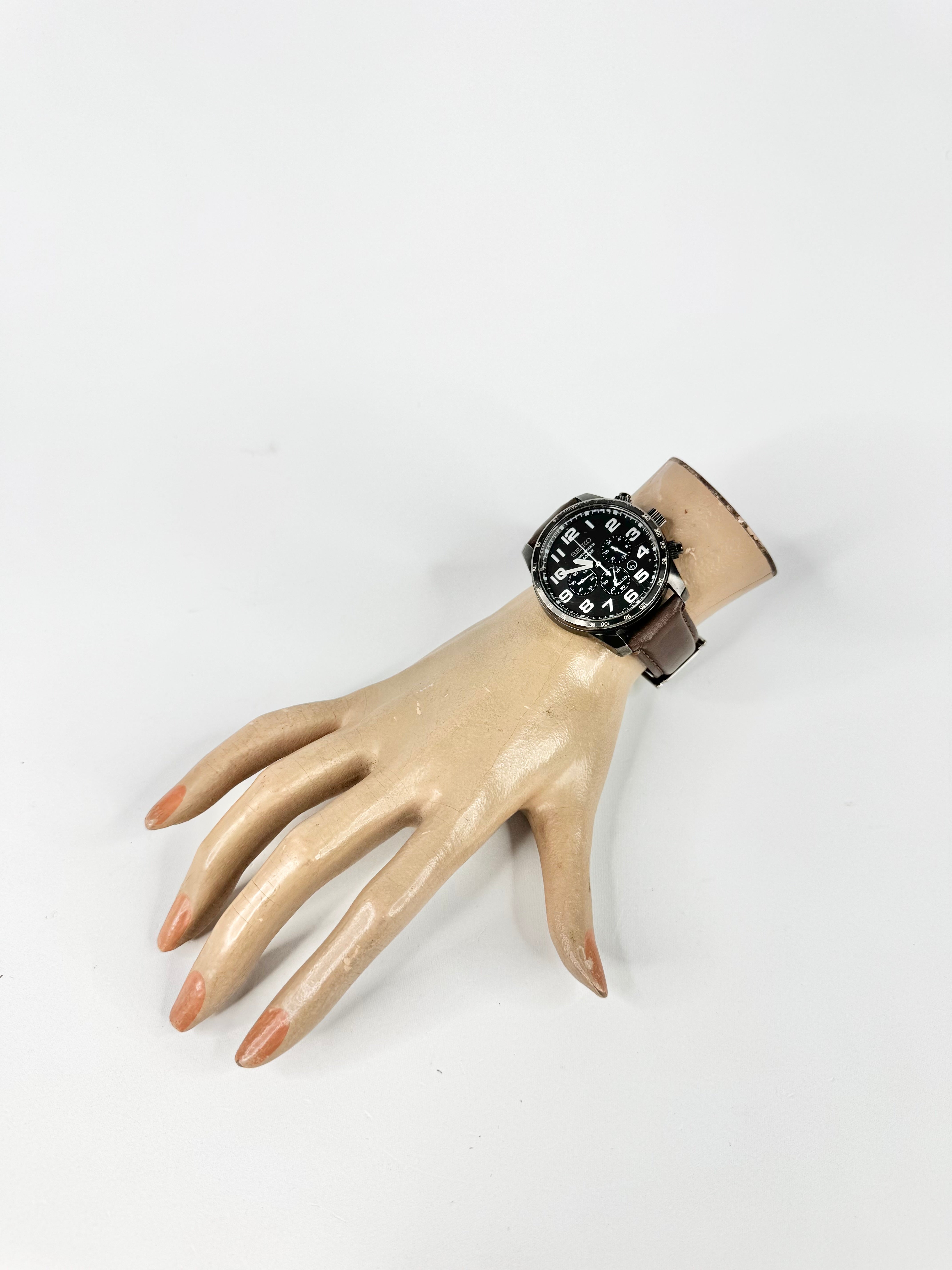 Seiko Core Solar Chronograph Watch