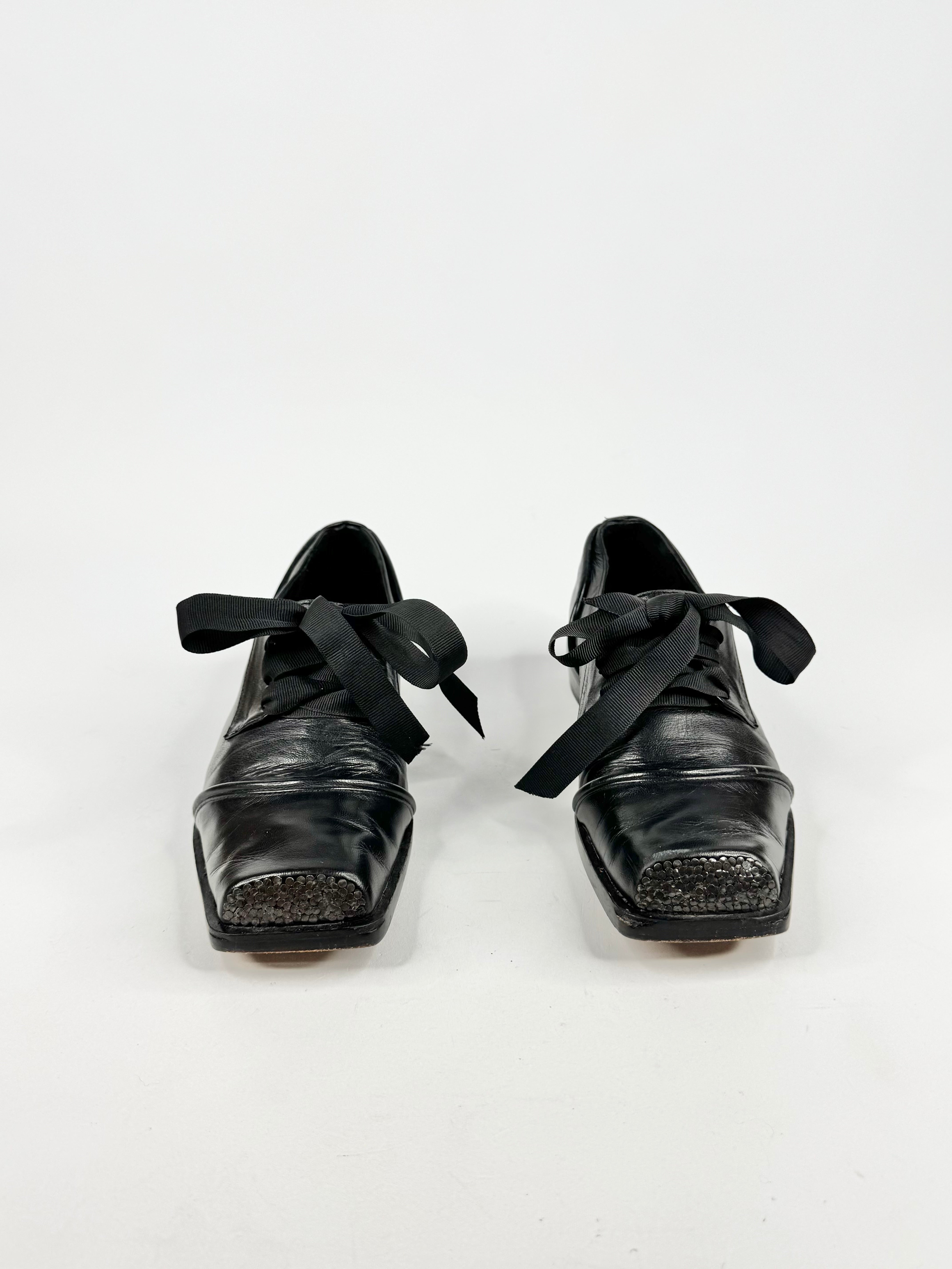 Preston ZLY Black 'Sojourner' Lace Up Shoes - EU37