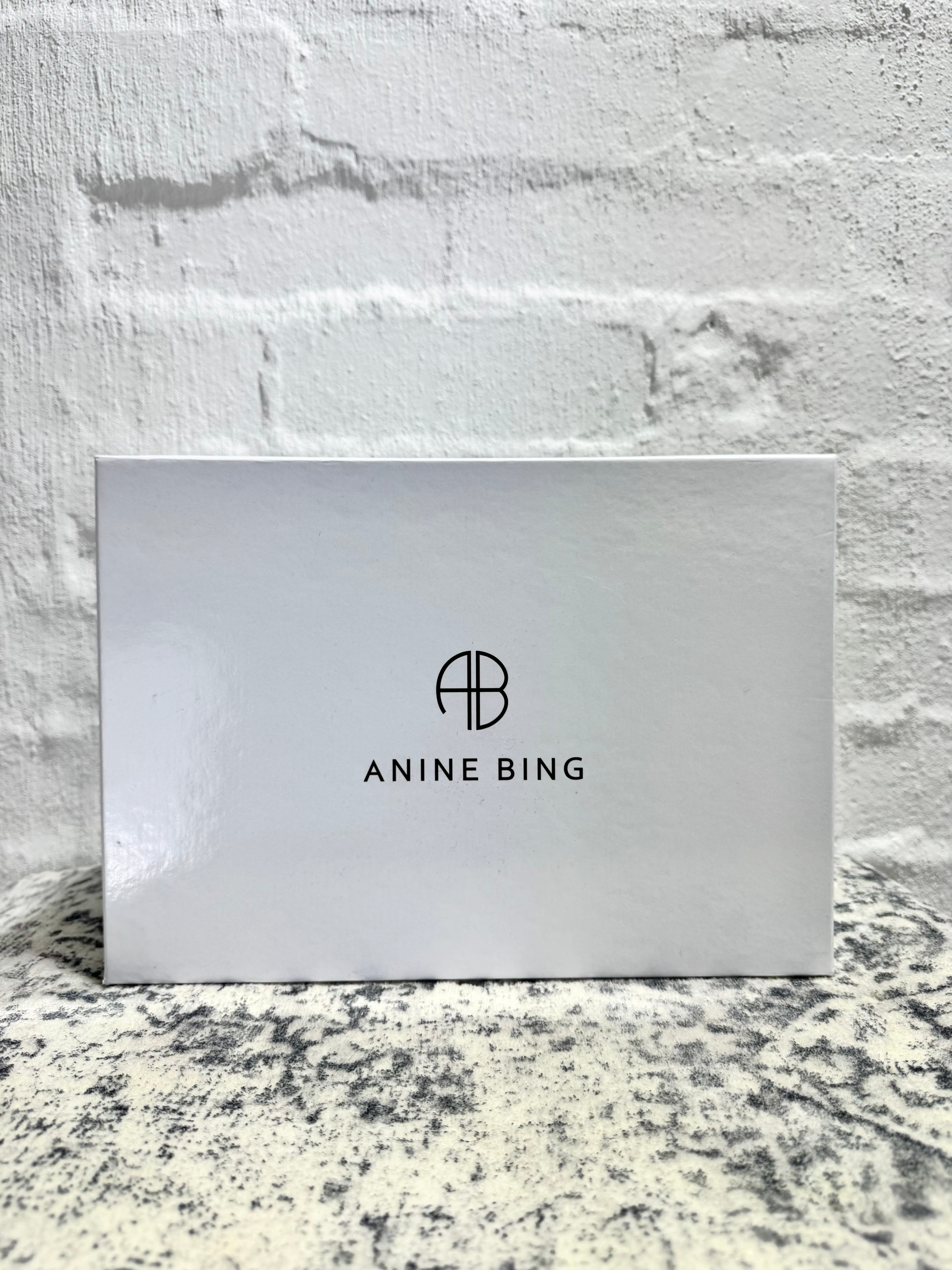 Anine Bing Black Pointed Toe Sling Backs - EU38