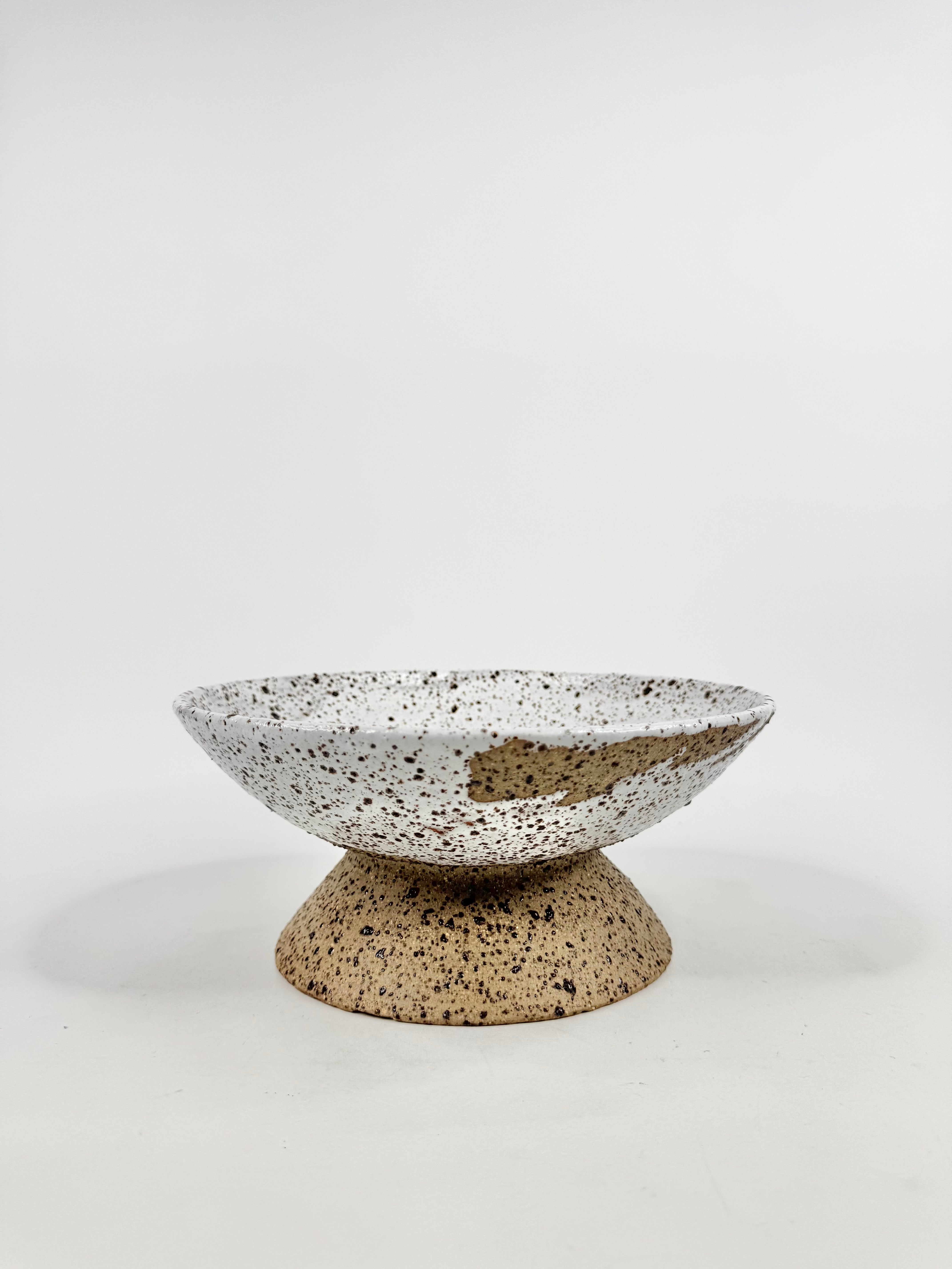 Speckled Raku Clay Bowl