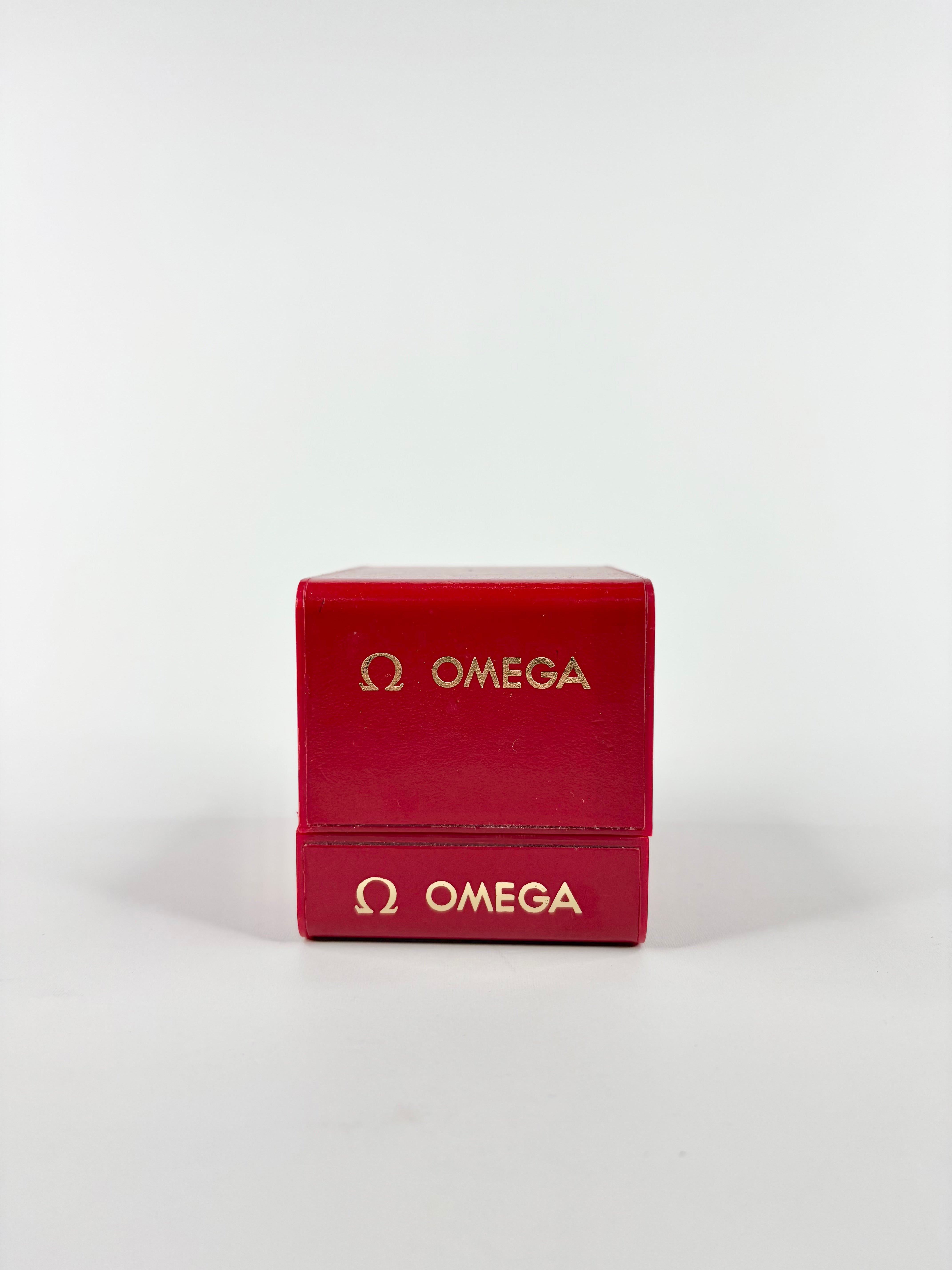 Vintage 80s Omega Gold Toned 'Seamaster' Quartz Watch in Box