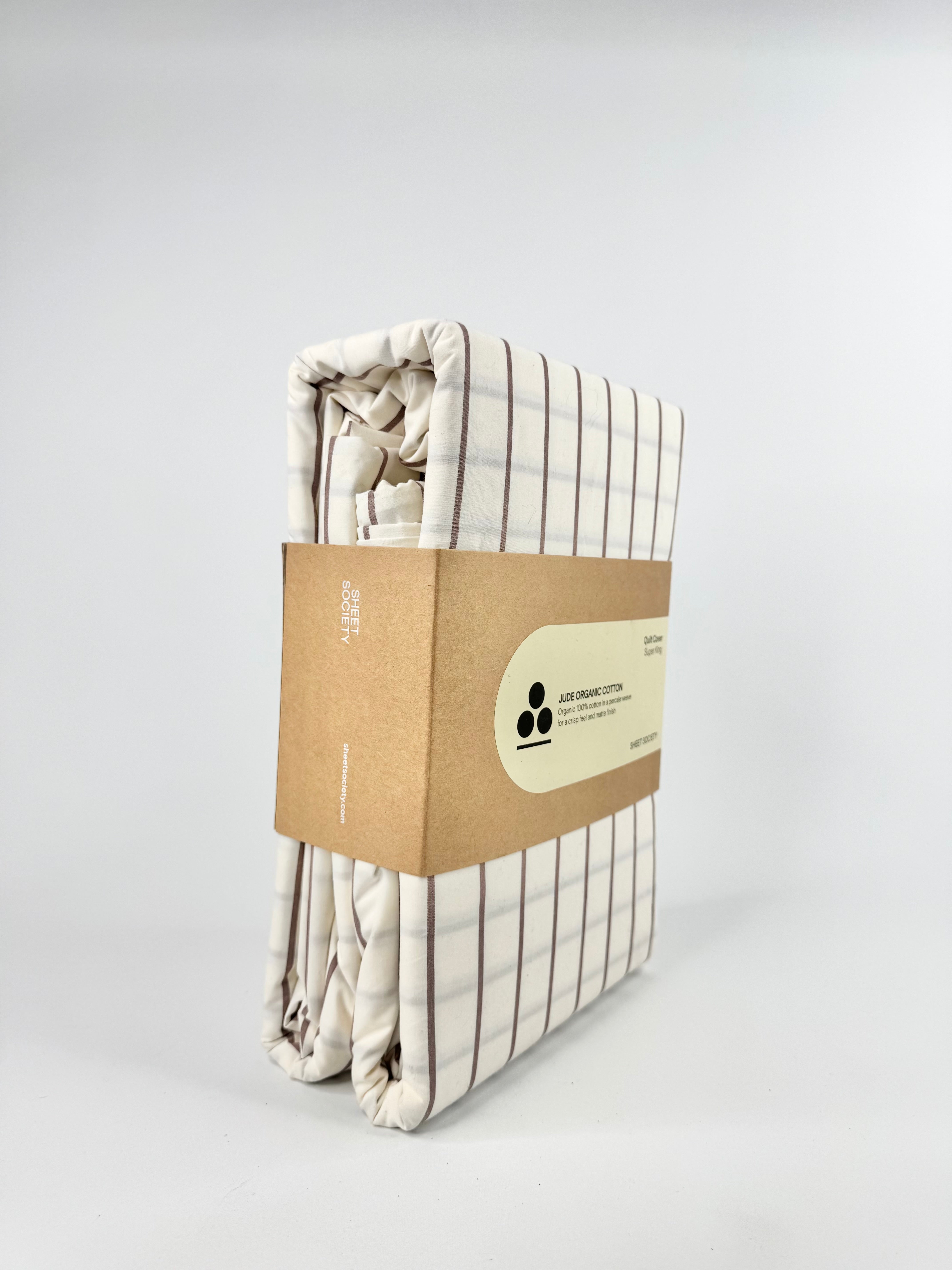 Sheet Society Jude Organic Cotton Super King Quilt Cover