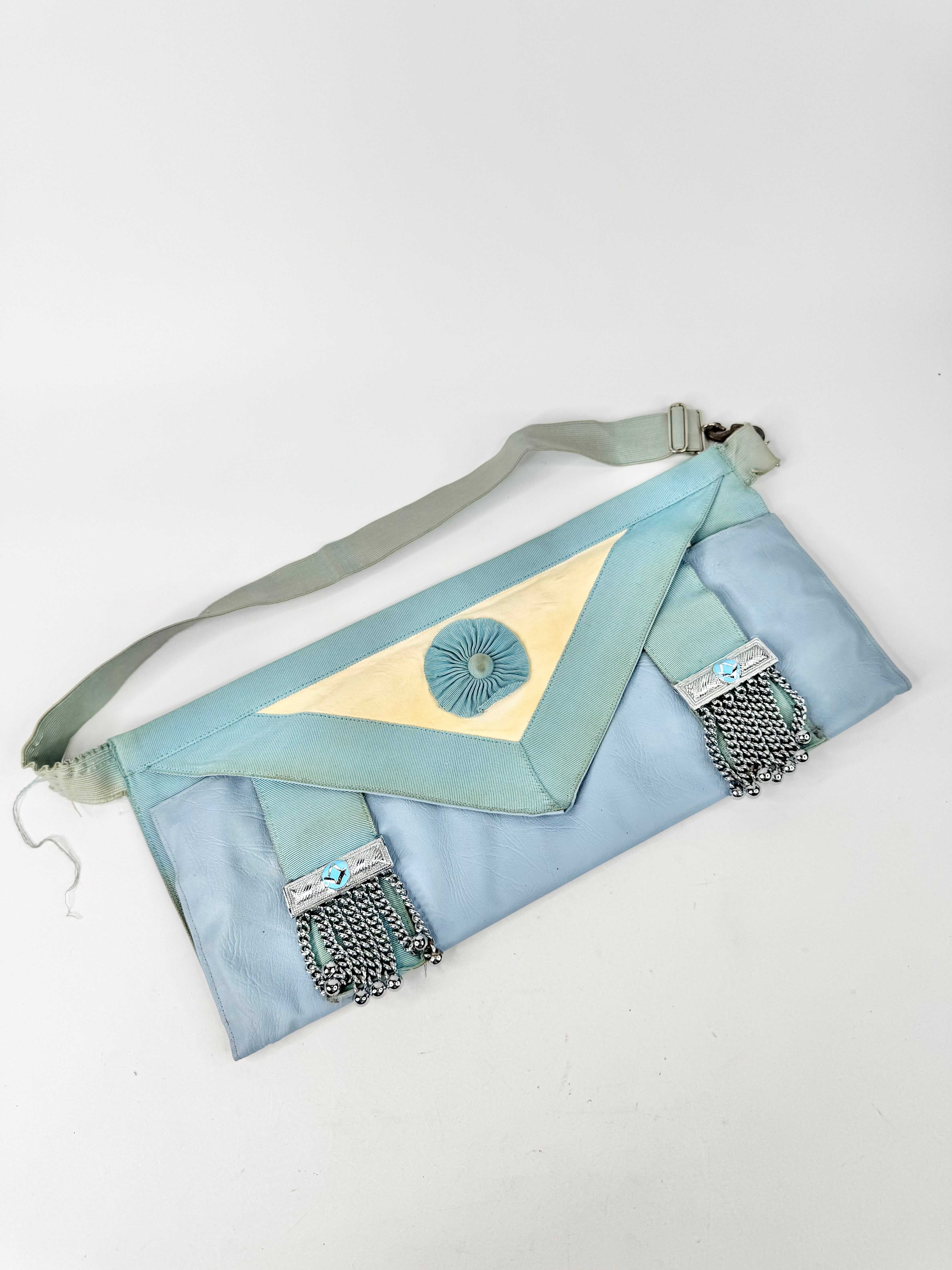 Vintage Freemasons Regalia Glove & Belt Set