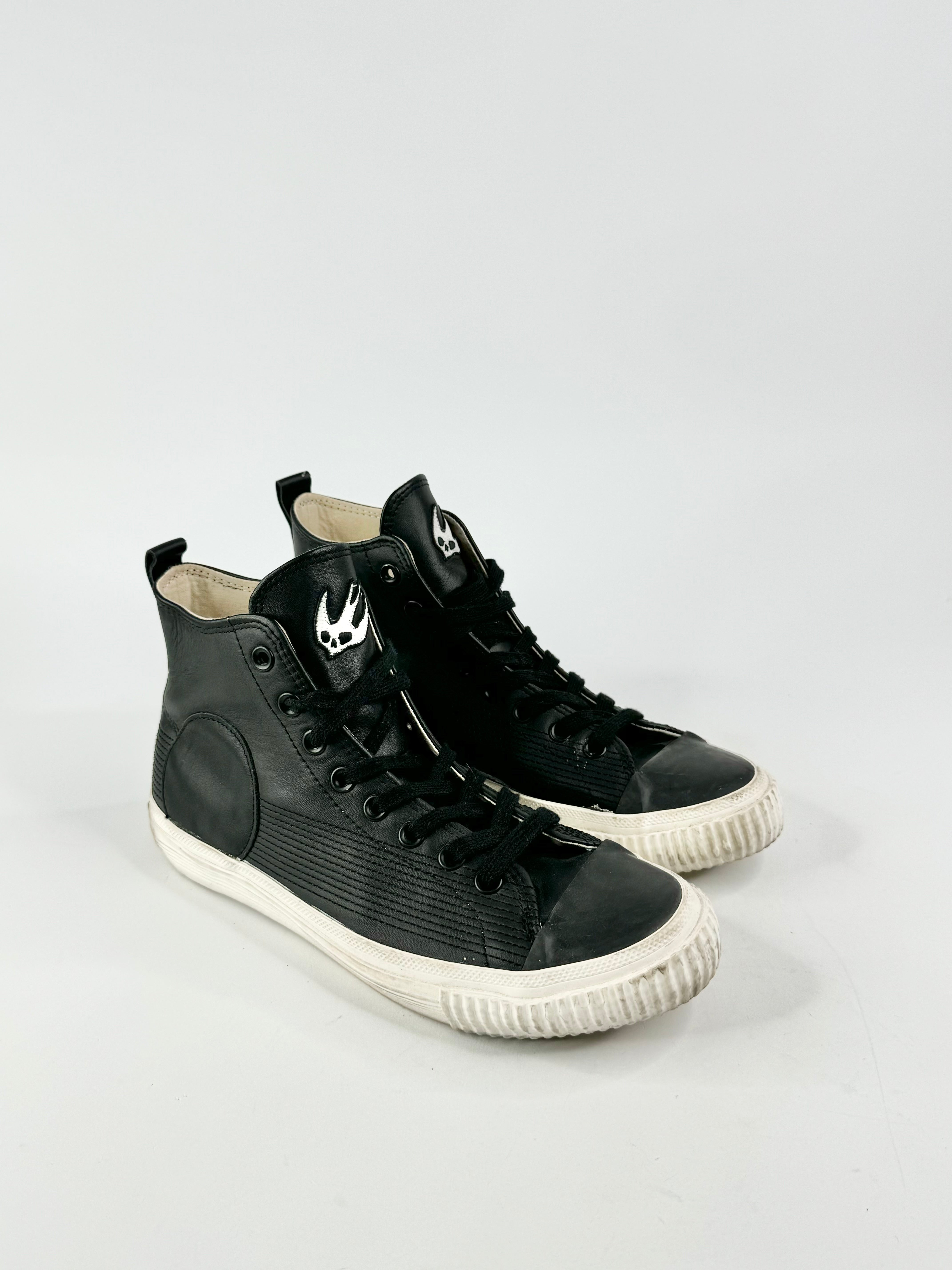 McQ Black High Top Sneakers - EU42