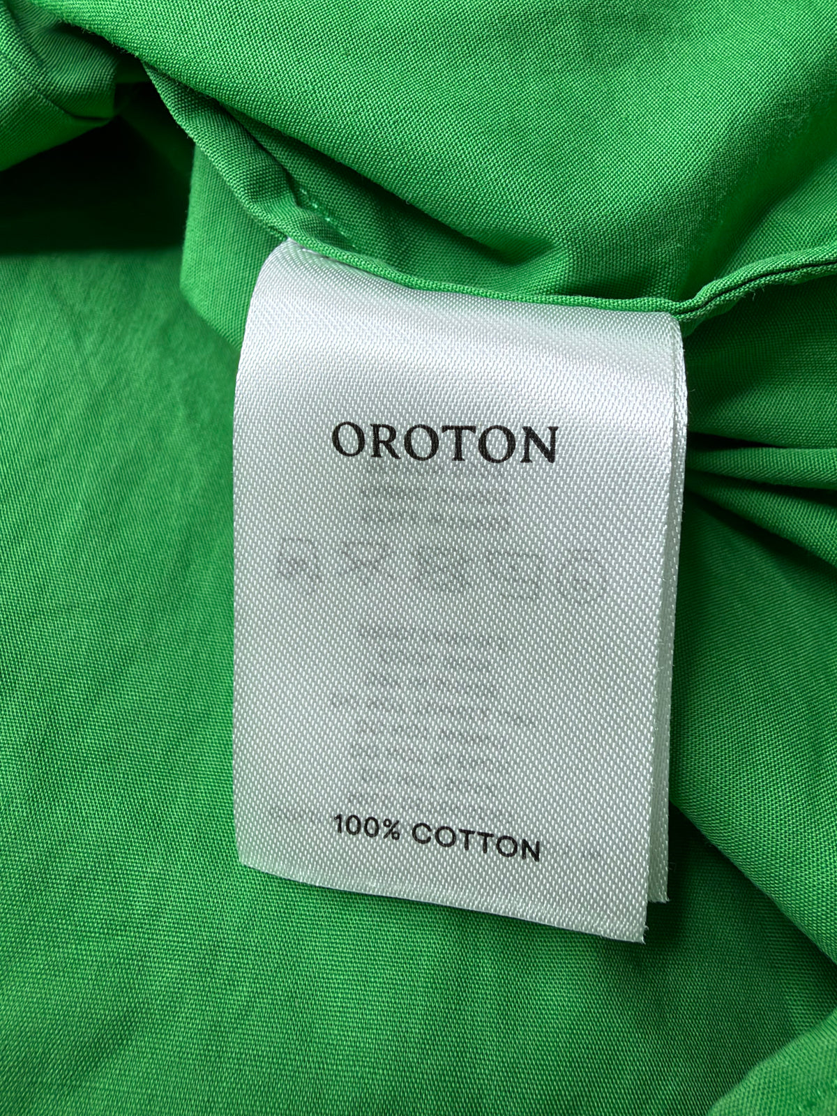 Oroton Spring Green Cotton Shirt - AU6