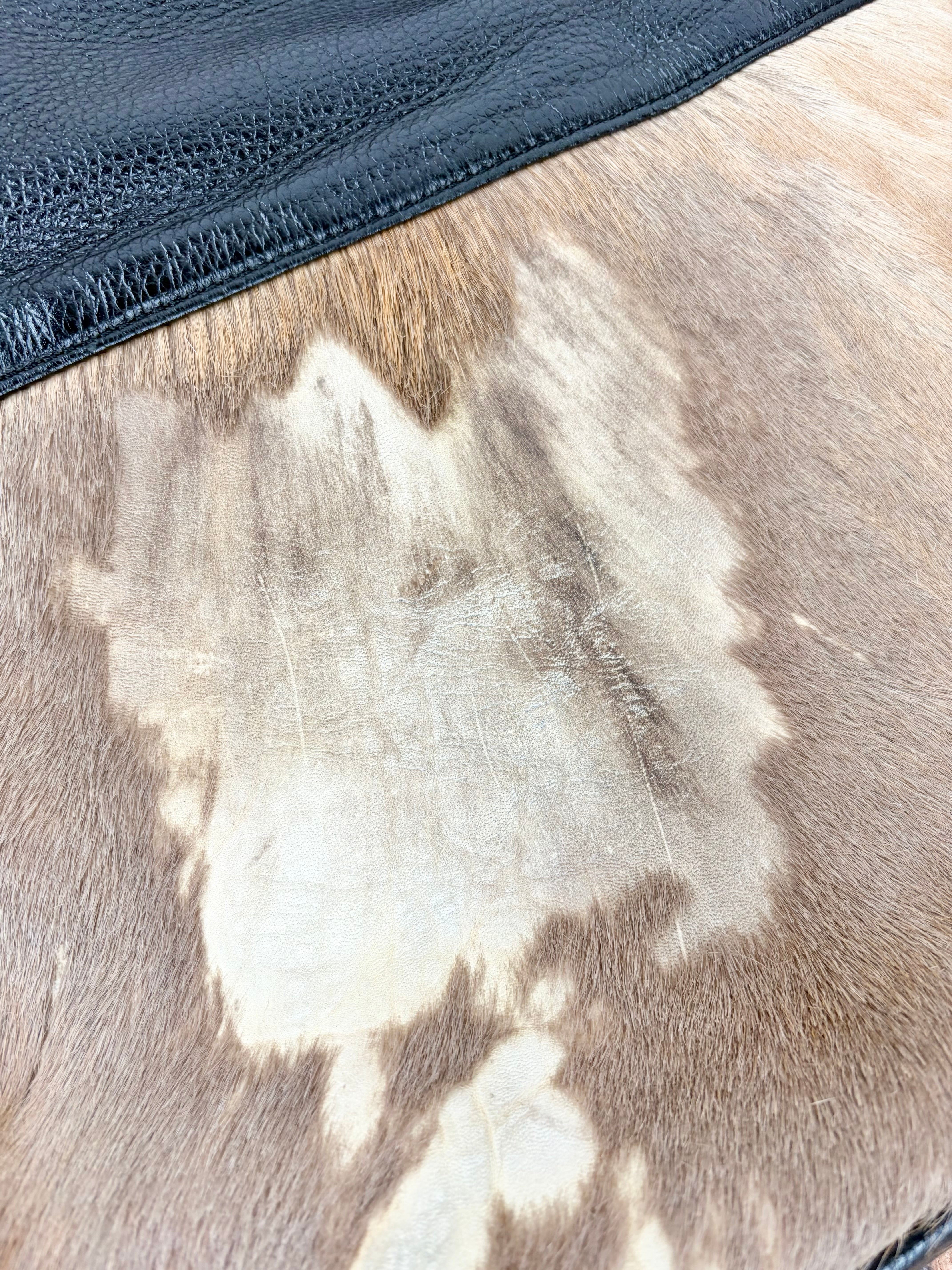 Status Anxiety Cow Hide Crossbody Bag