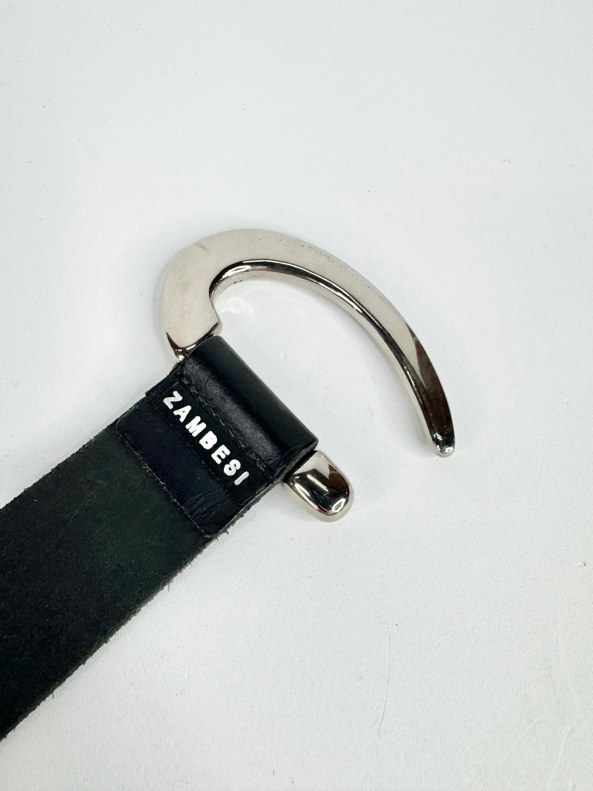 Zambesi Black Leather Belt
