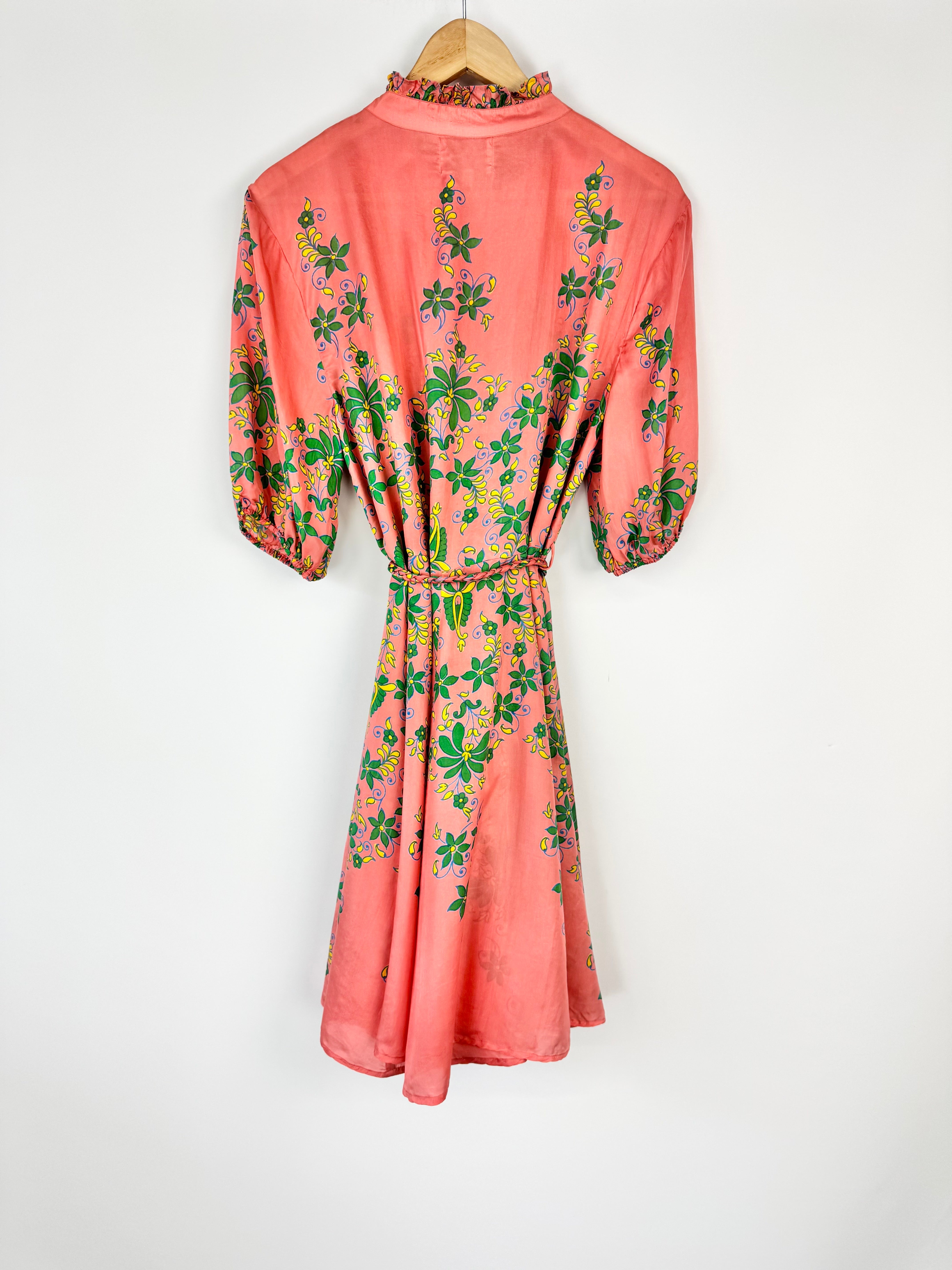 Hannah Artwear Gaia Mini Georgia Silk Dress - AU8/10