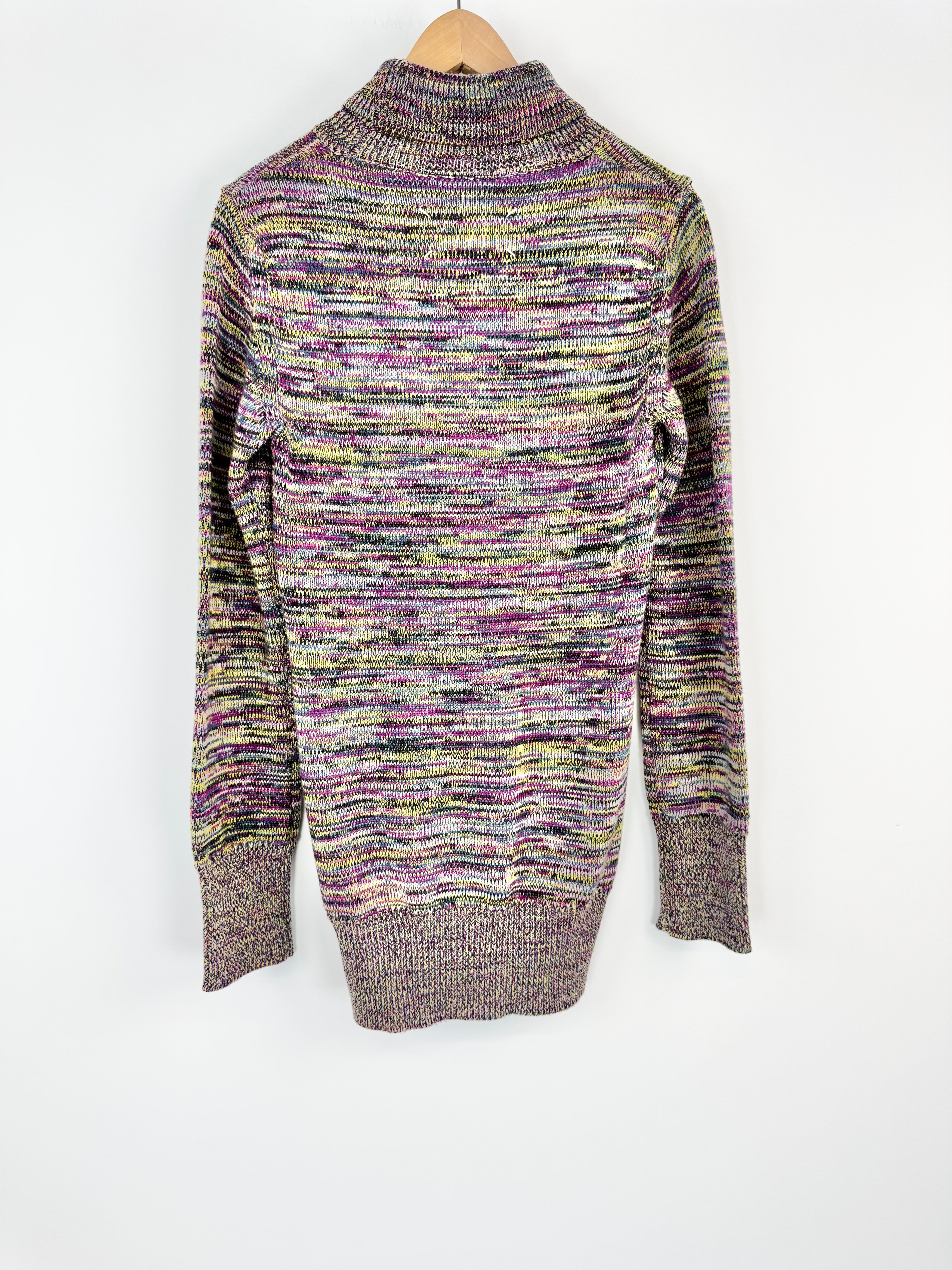 Maison Martin Magiela Multicolour Roll Neck Jumper - AU10/12
