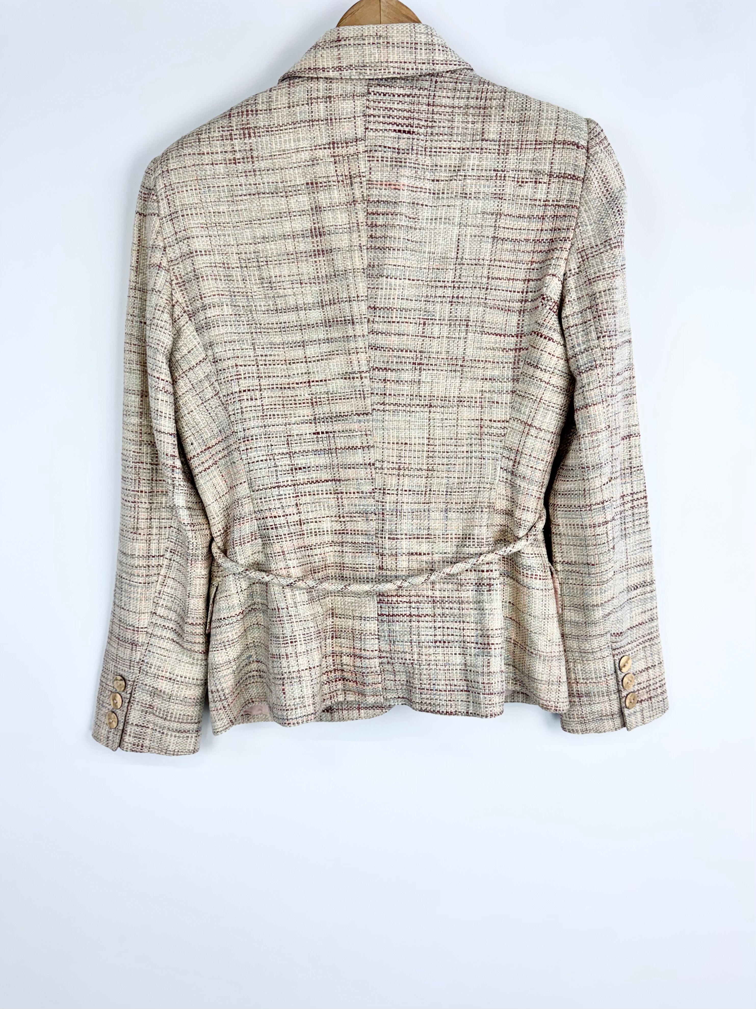 Vintage Valentino Miss V Tweed Blazer - AU16