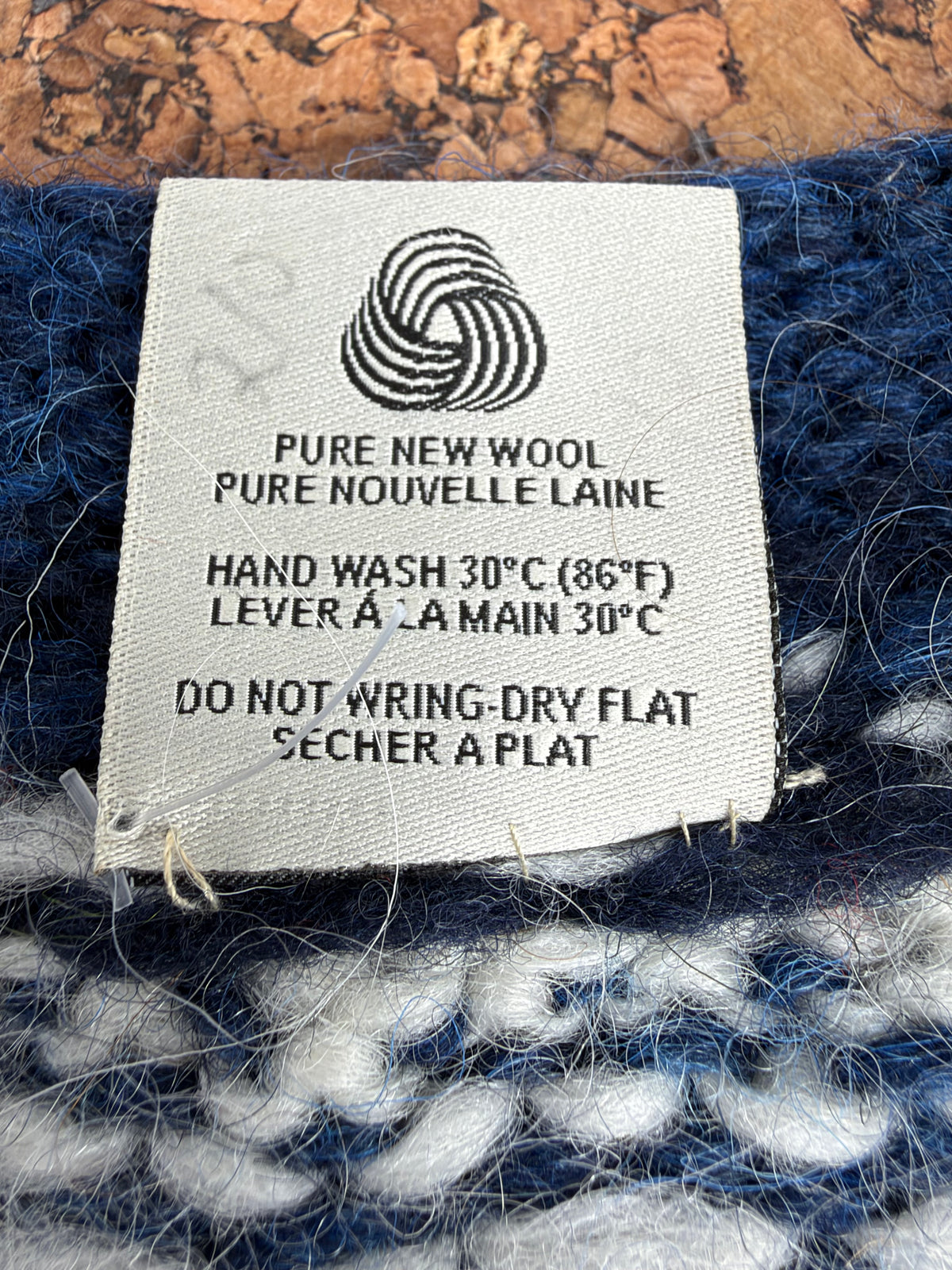 The Hand Knitting Association of Iceland Sea Blue Knitted Midi Dress - AU6/8