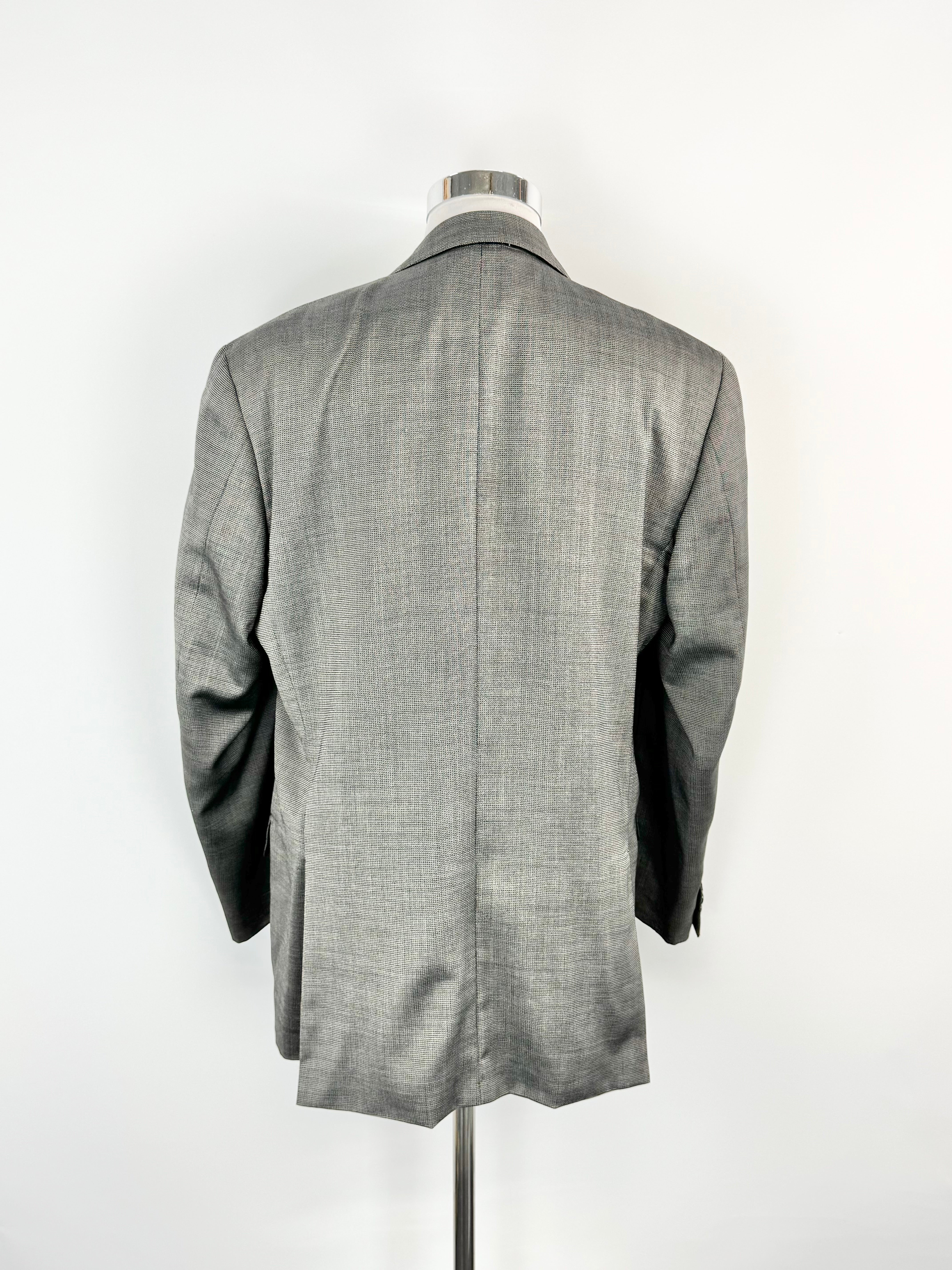 Lanificio F. LLi Cerruti Grey Silk & Wool Blend Suit - 54R