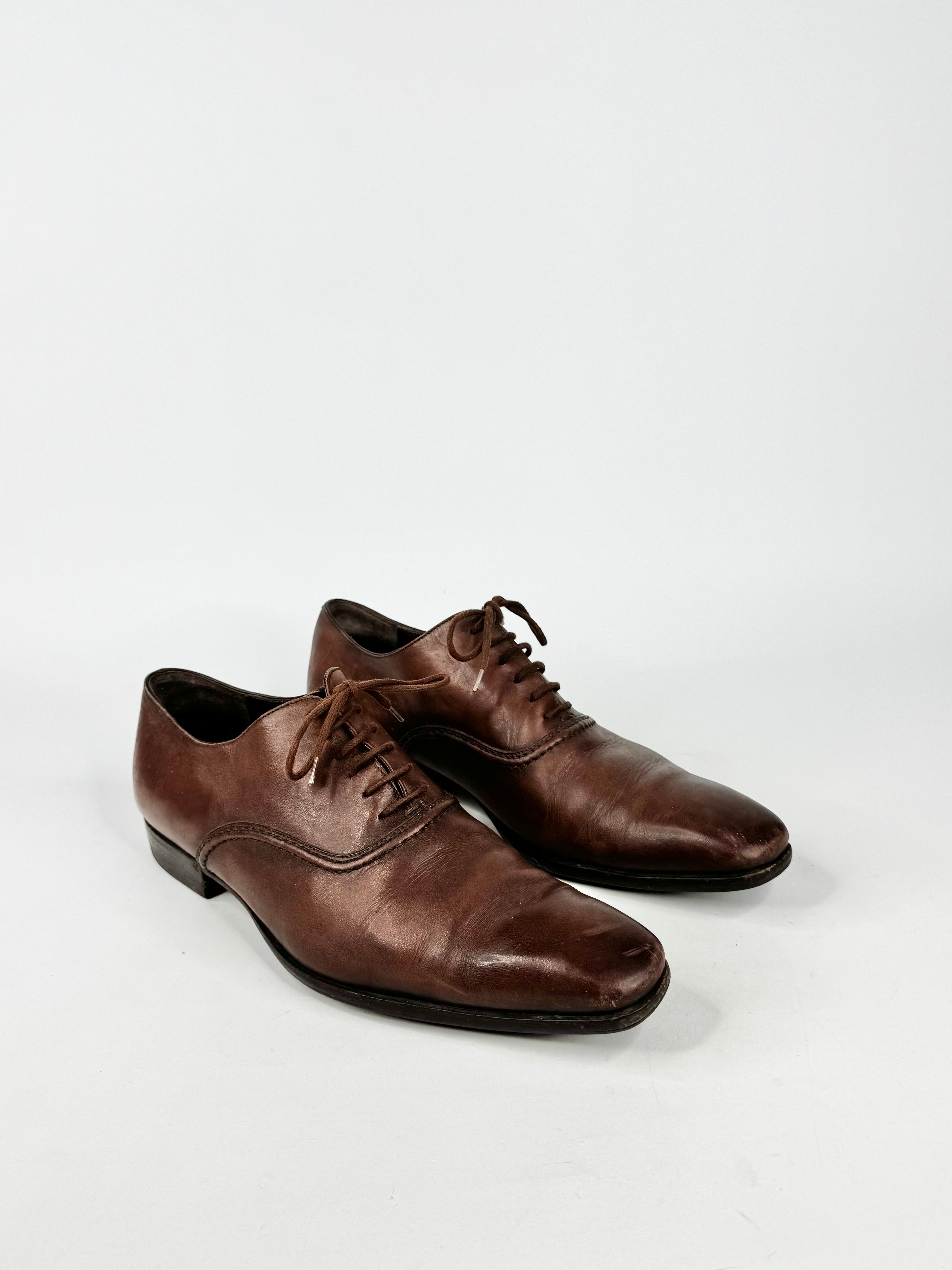 Vintage Gucci Brown Lace Ups - EU41