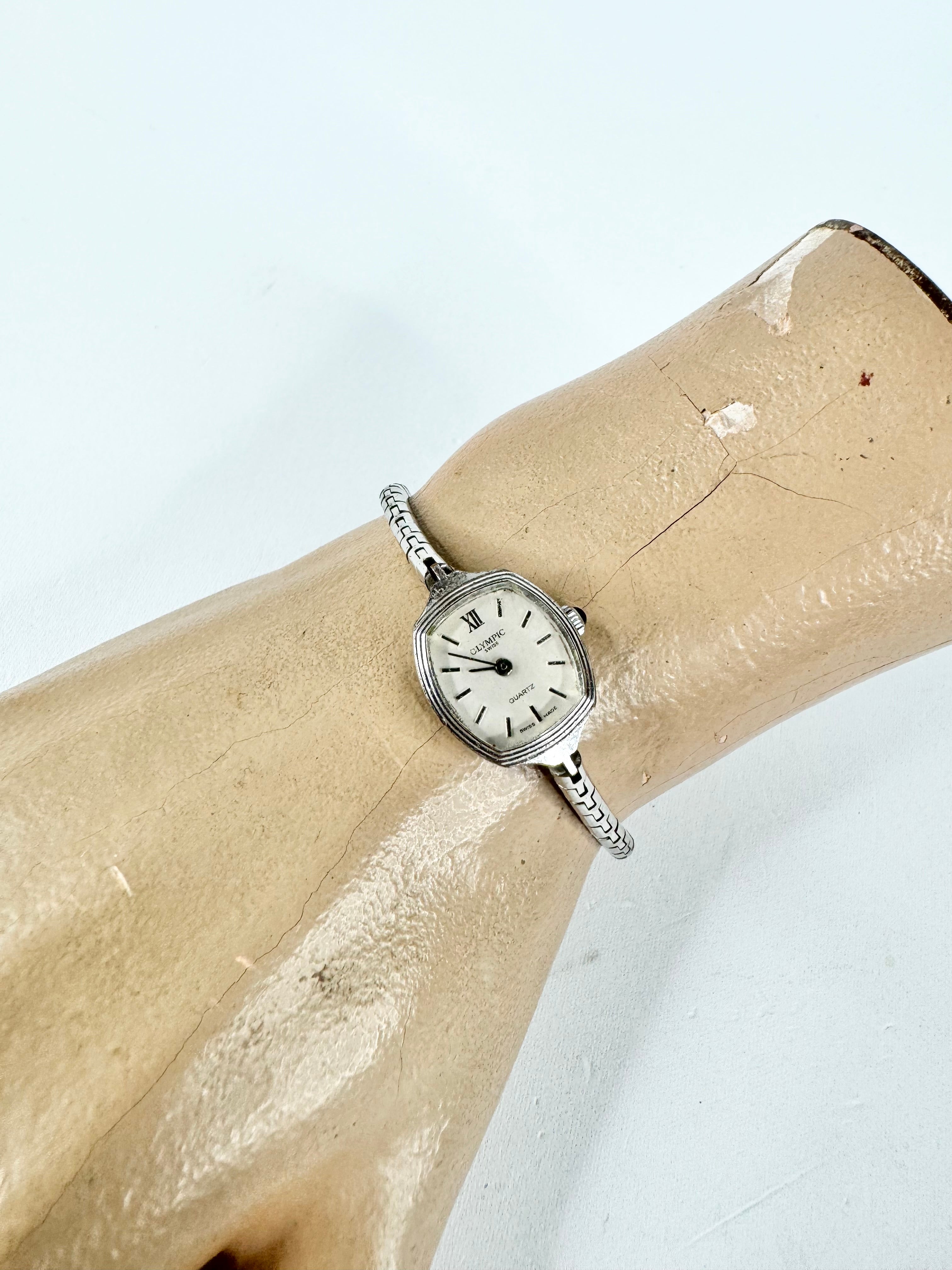 Vintage Olympic Silver Watch