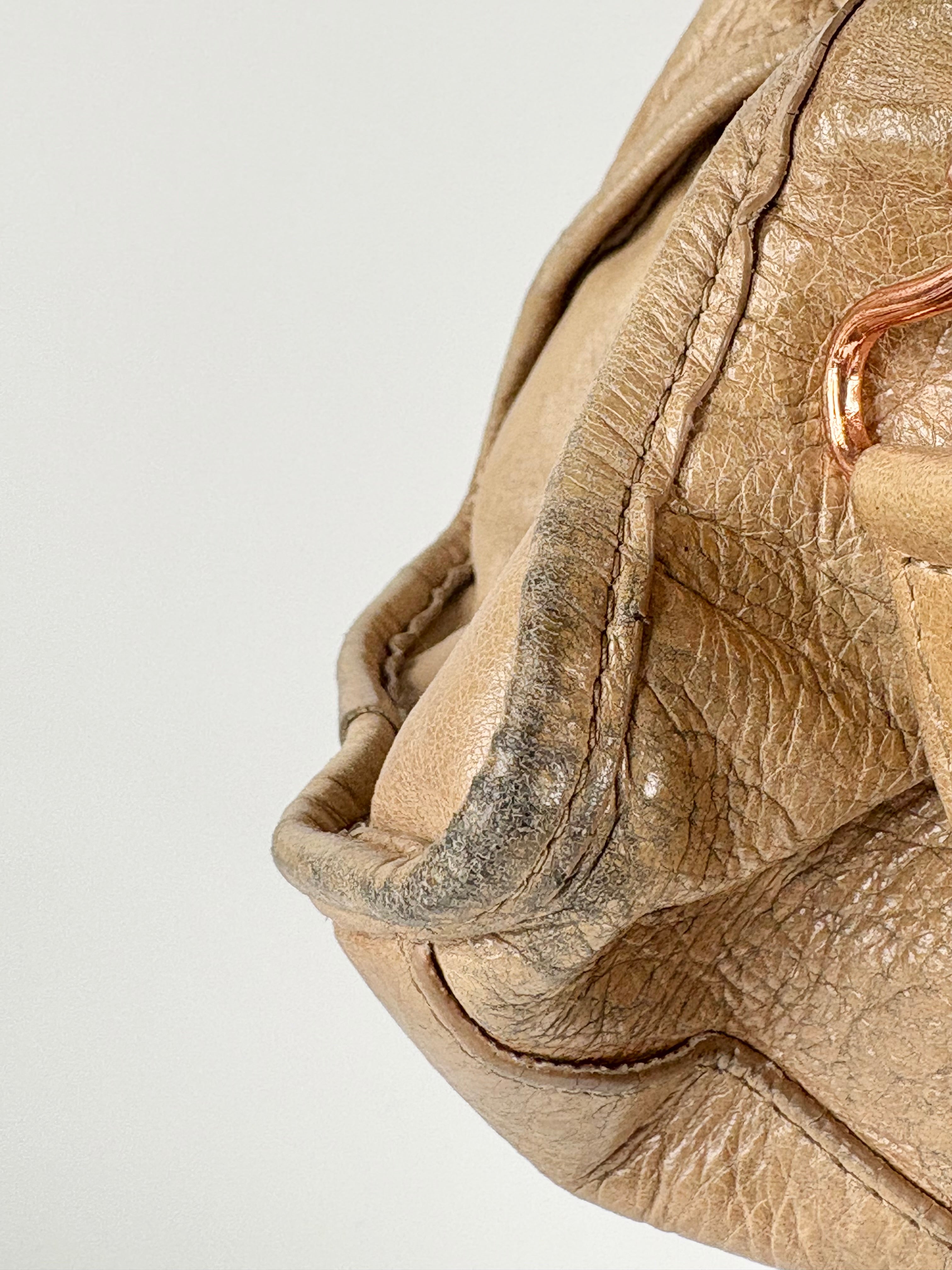 Balenciaga Beige Leather 'Giant 21' Handbag