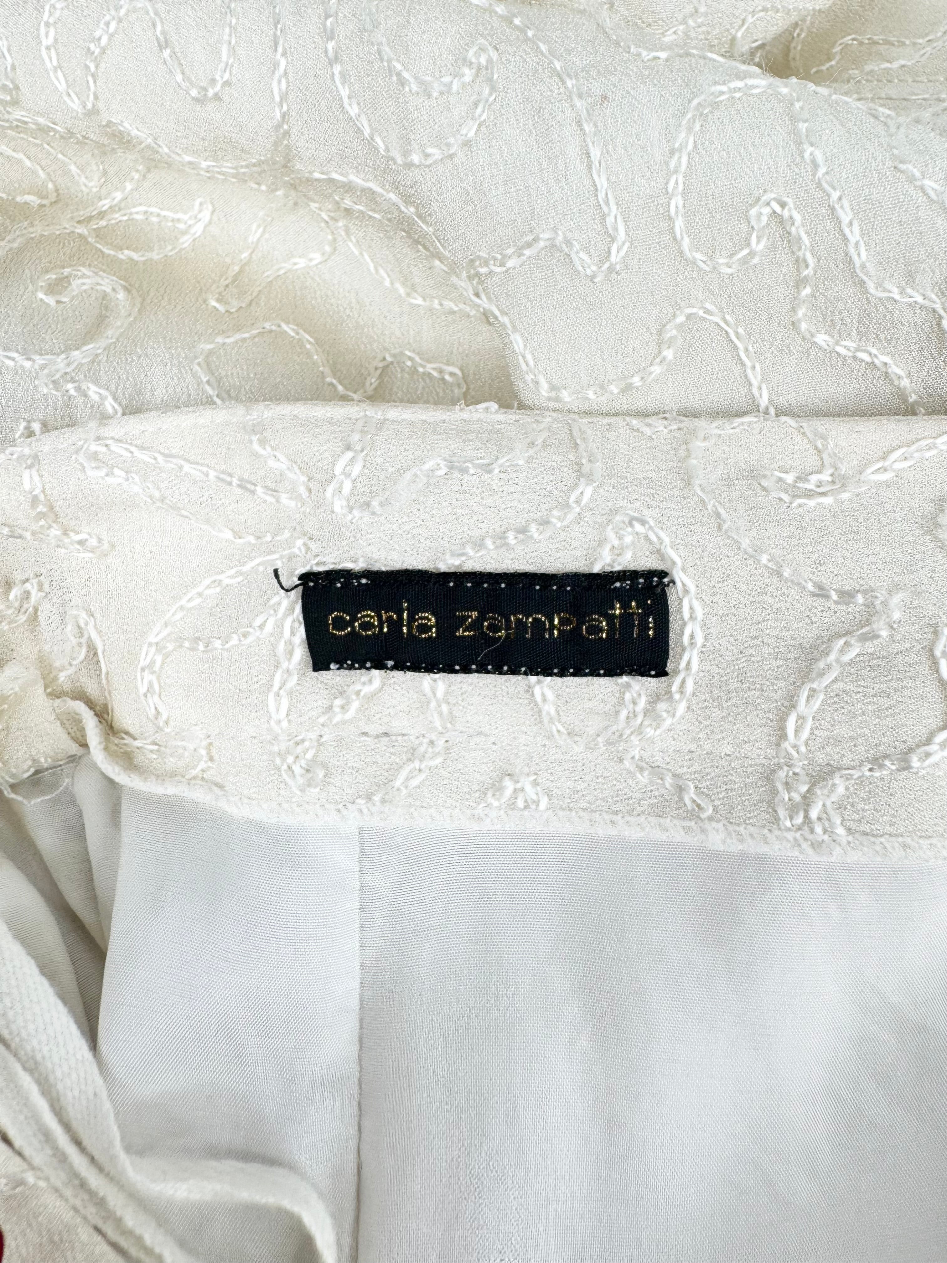 Carla Zampatti Vanilla Silk Culottes - AU8