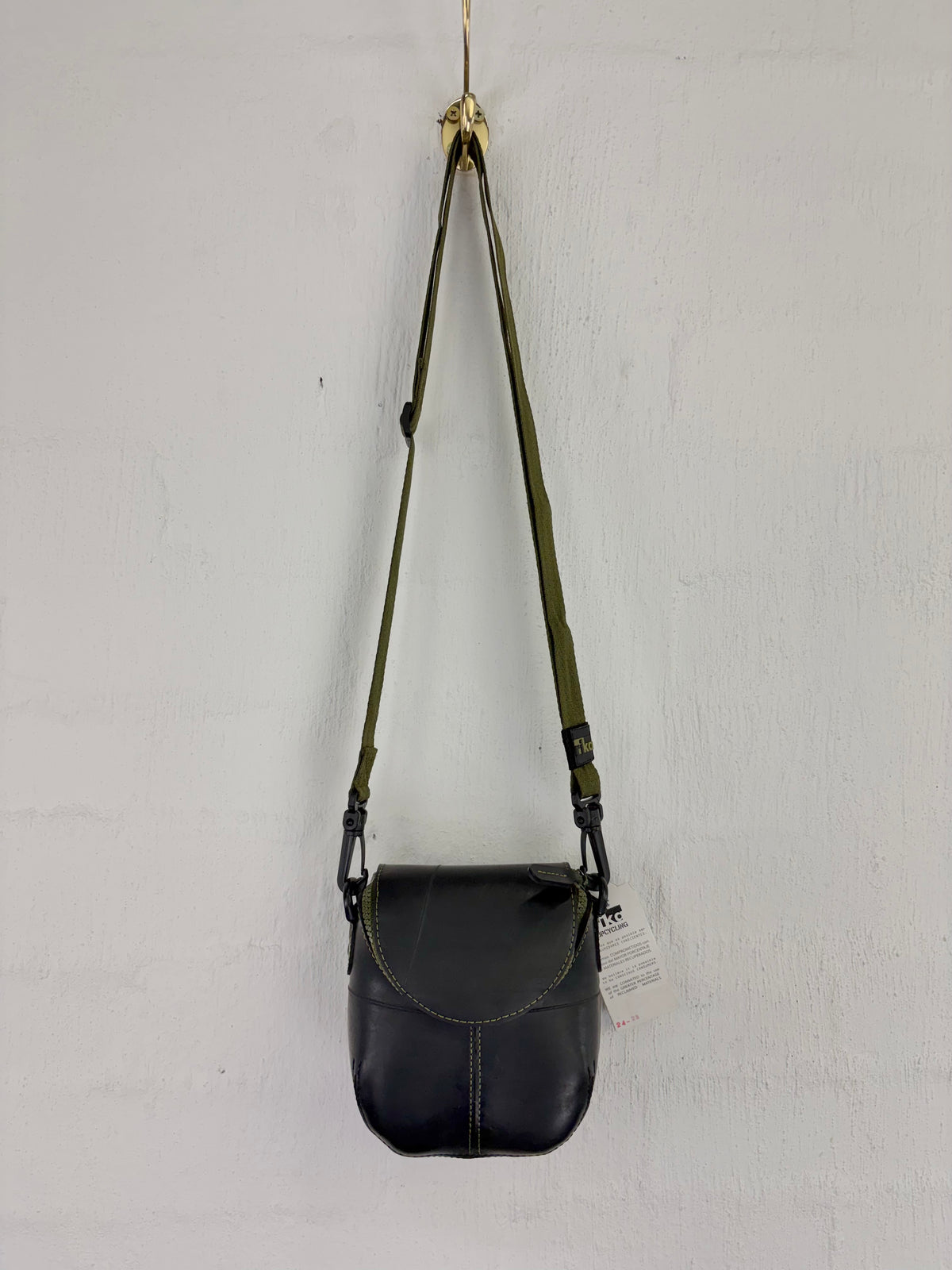 Rika Upcycled Rubber Crossbody Pouch