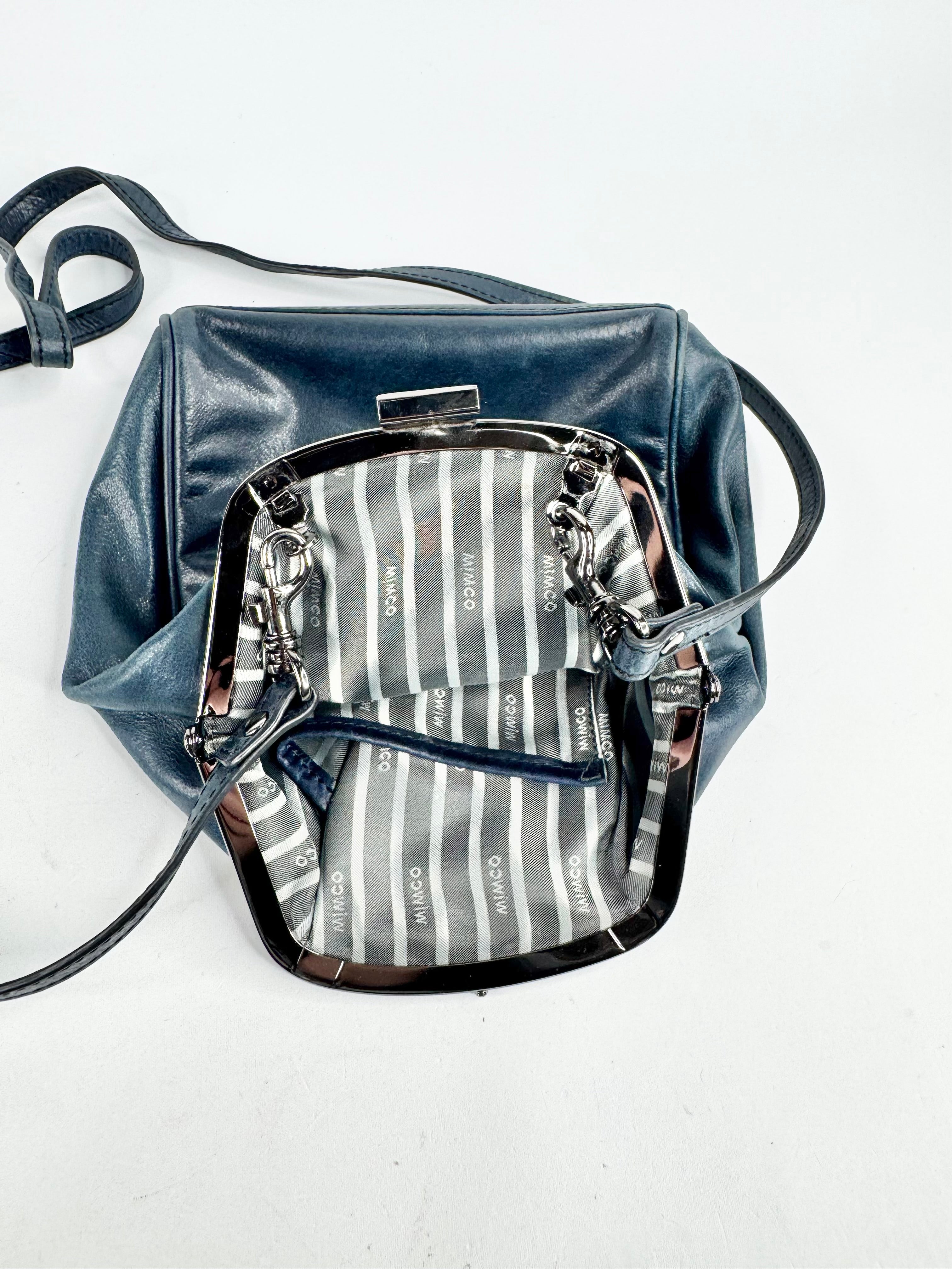 Mimco Navy Blue Cross Body Purse