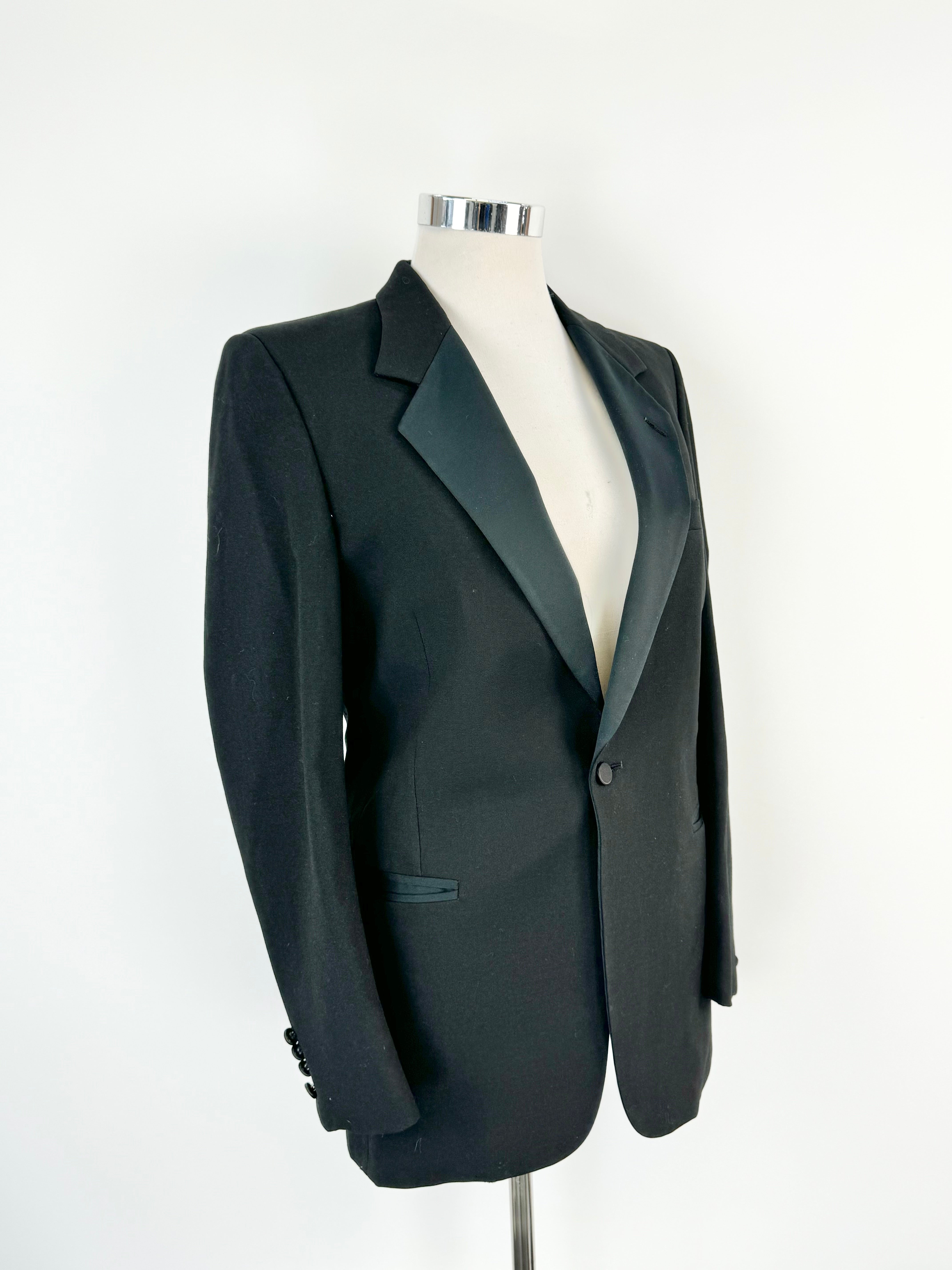 Vintage Pierre Cardin 'Murry Hill Collection' Black Blazer - 41L