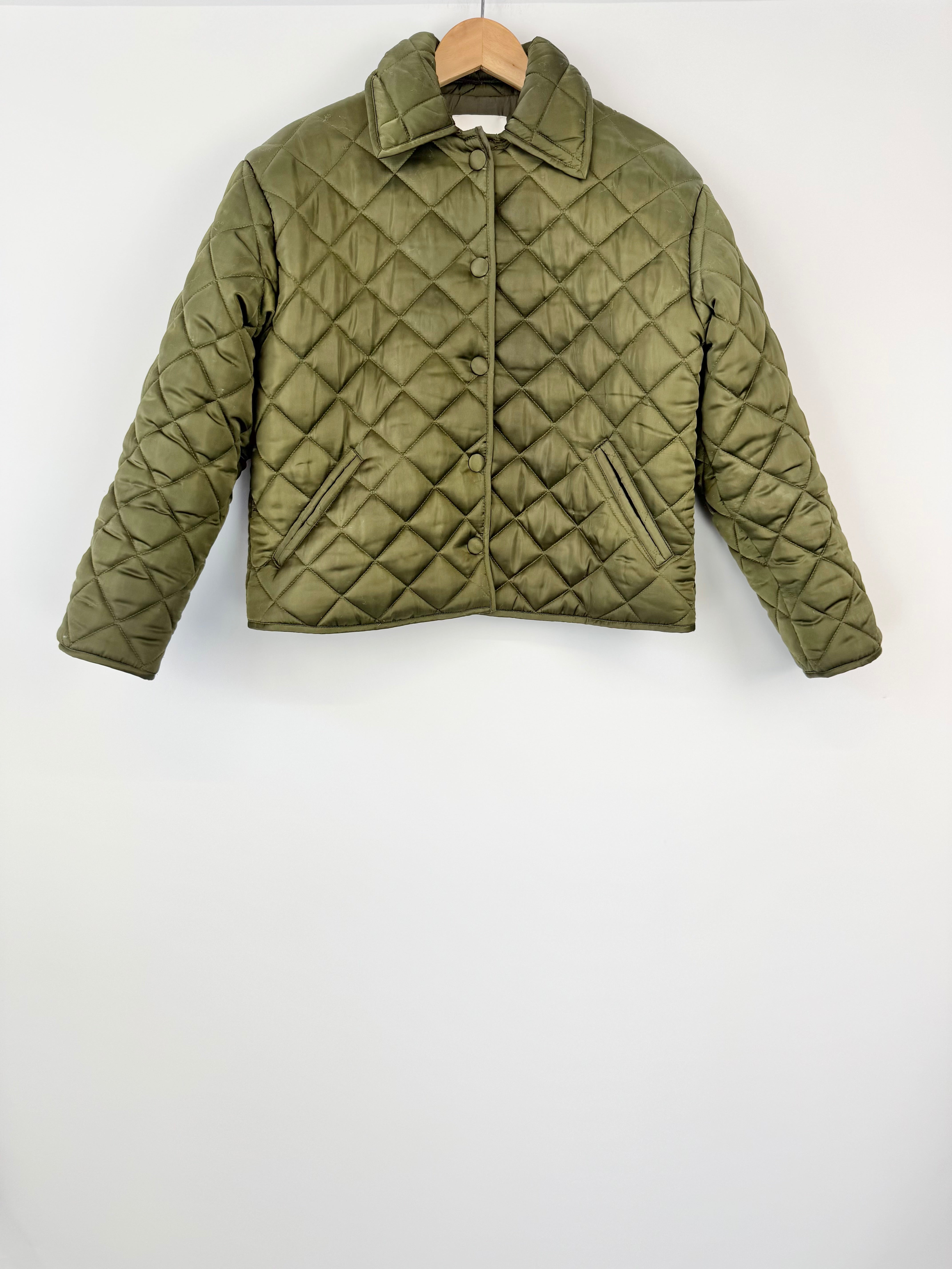 Anine Bing Green Puffer Jacket - AU6/8
