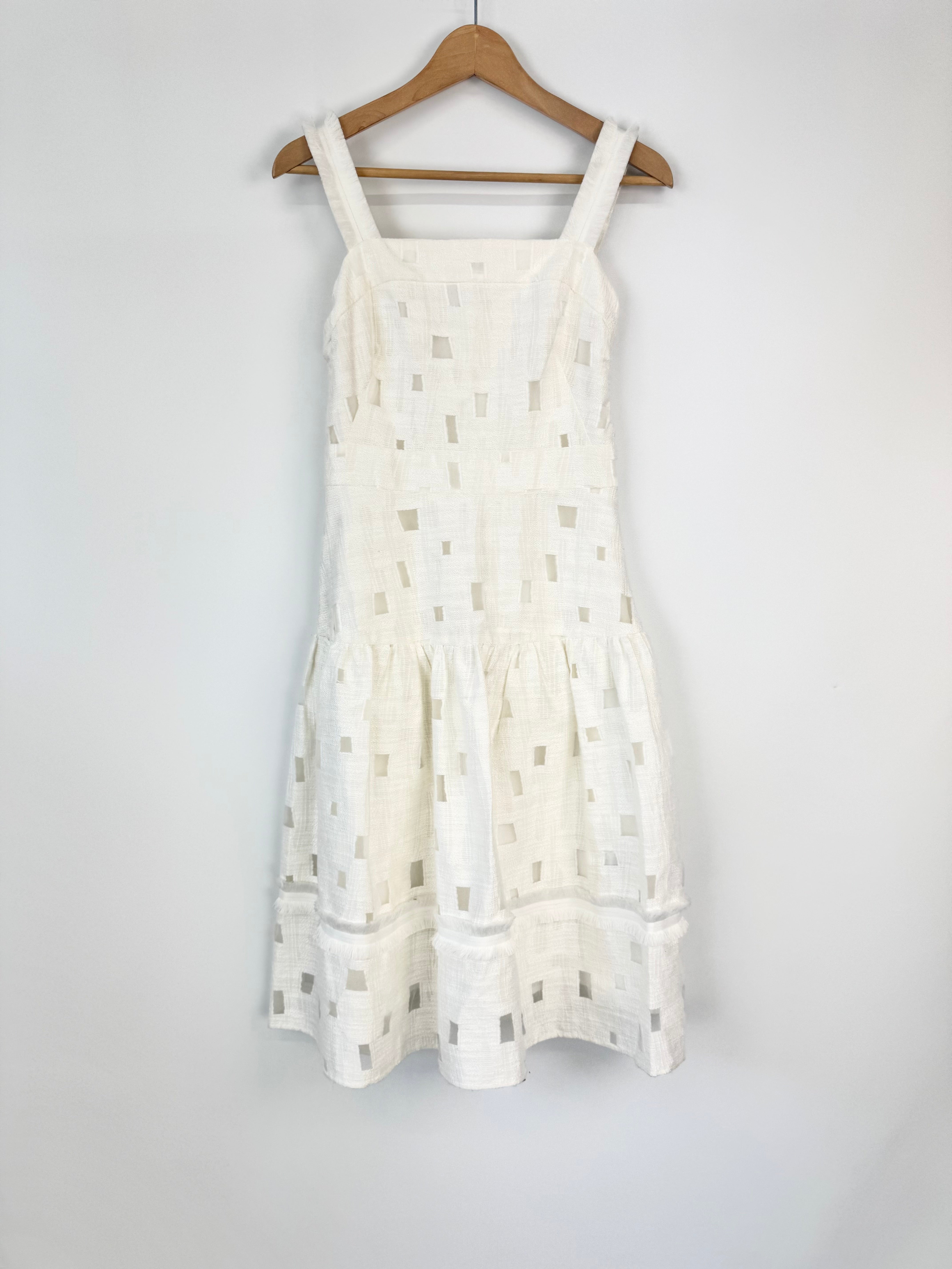 Alannah Hill Cream 'The Only Chance' Gathered Dress - AU8