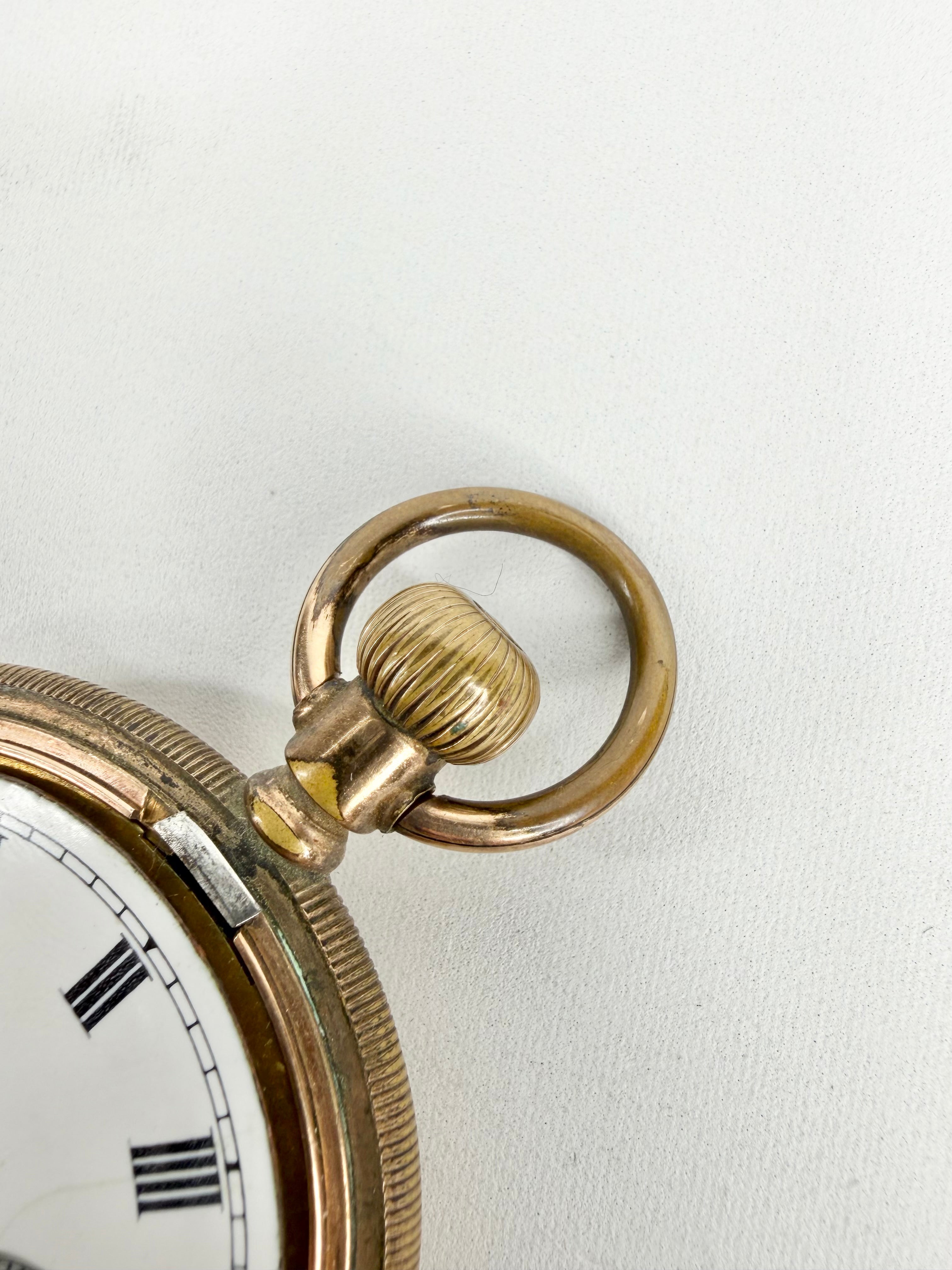Vintage 1900s Elgin Rolled Gold Pocket Watch