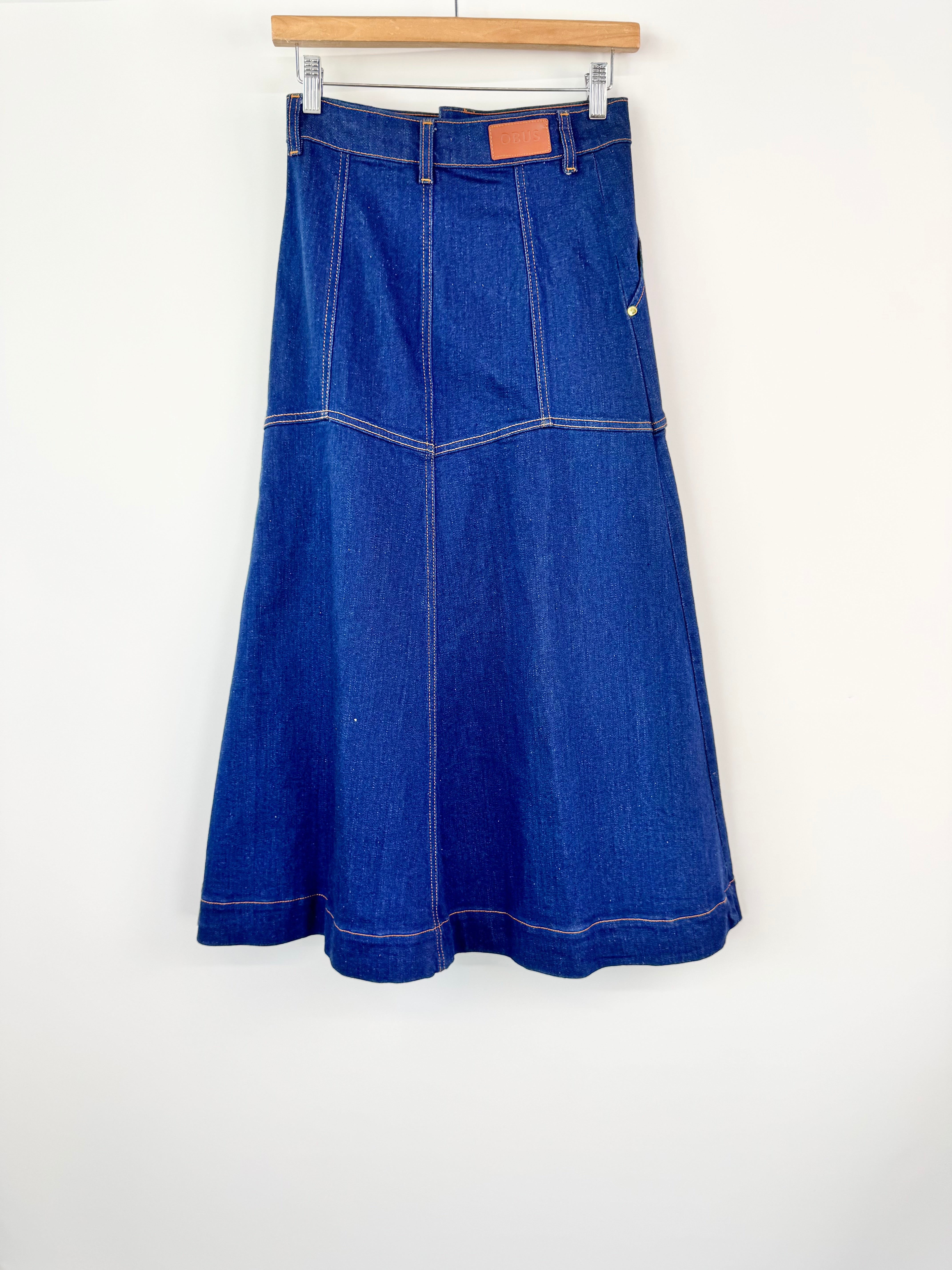 OBUS DENIM MAXI SKIRT - AU8