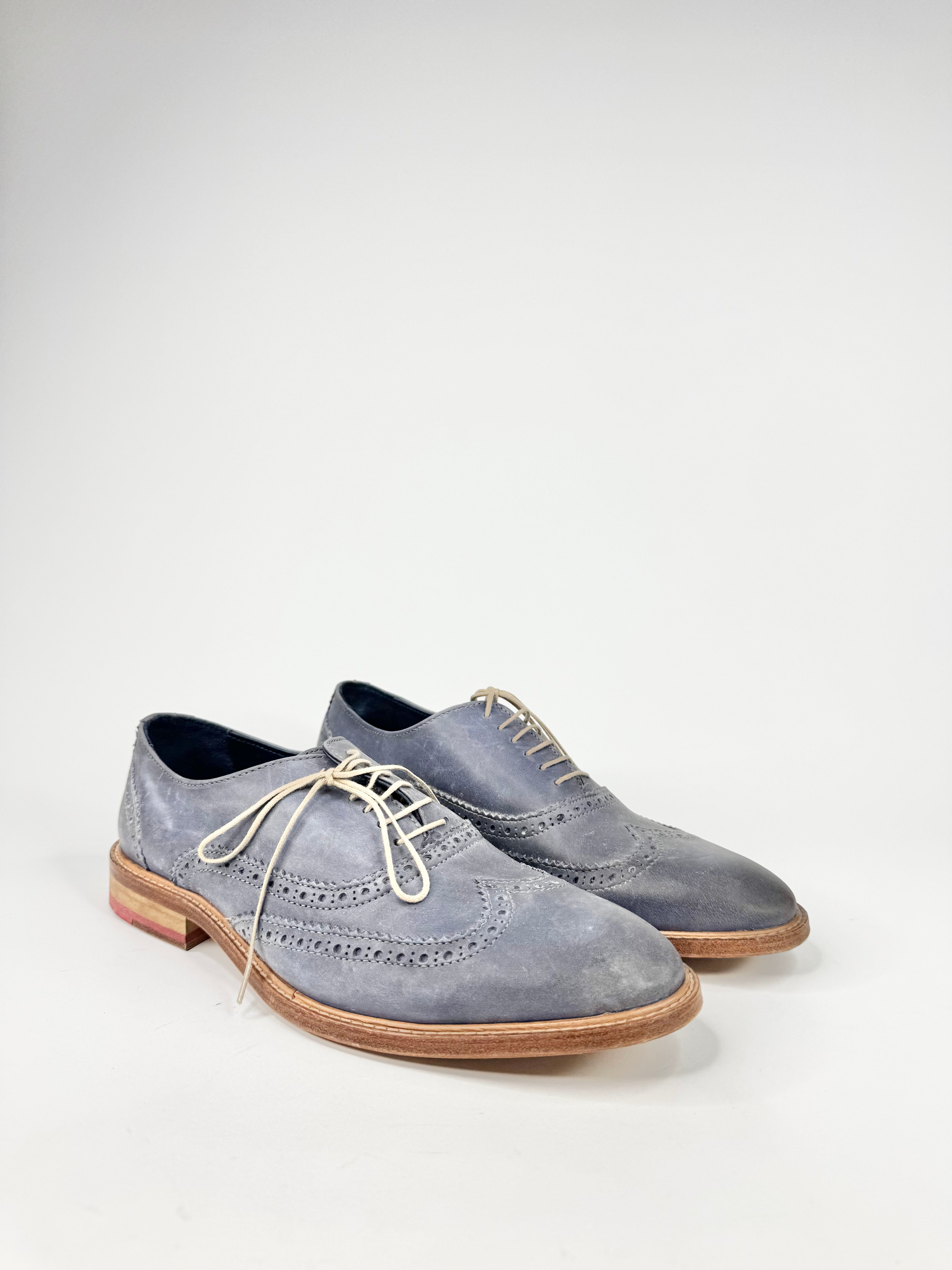 Meandher Stone Blue Brogues - EU42