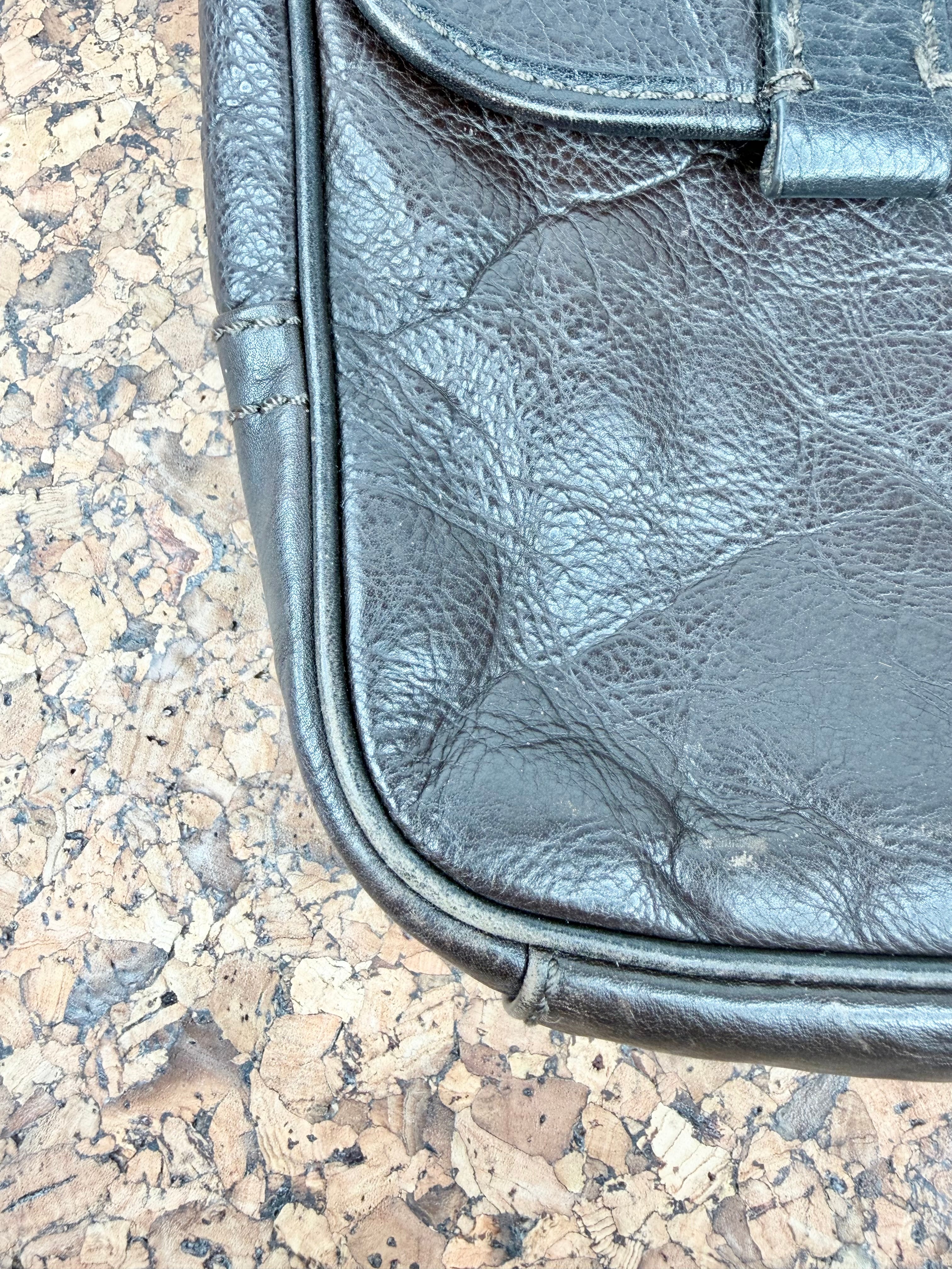Fossil Chocolate Leather Satchel