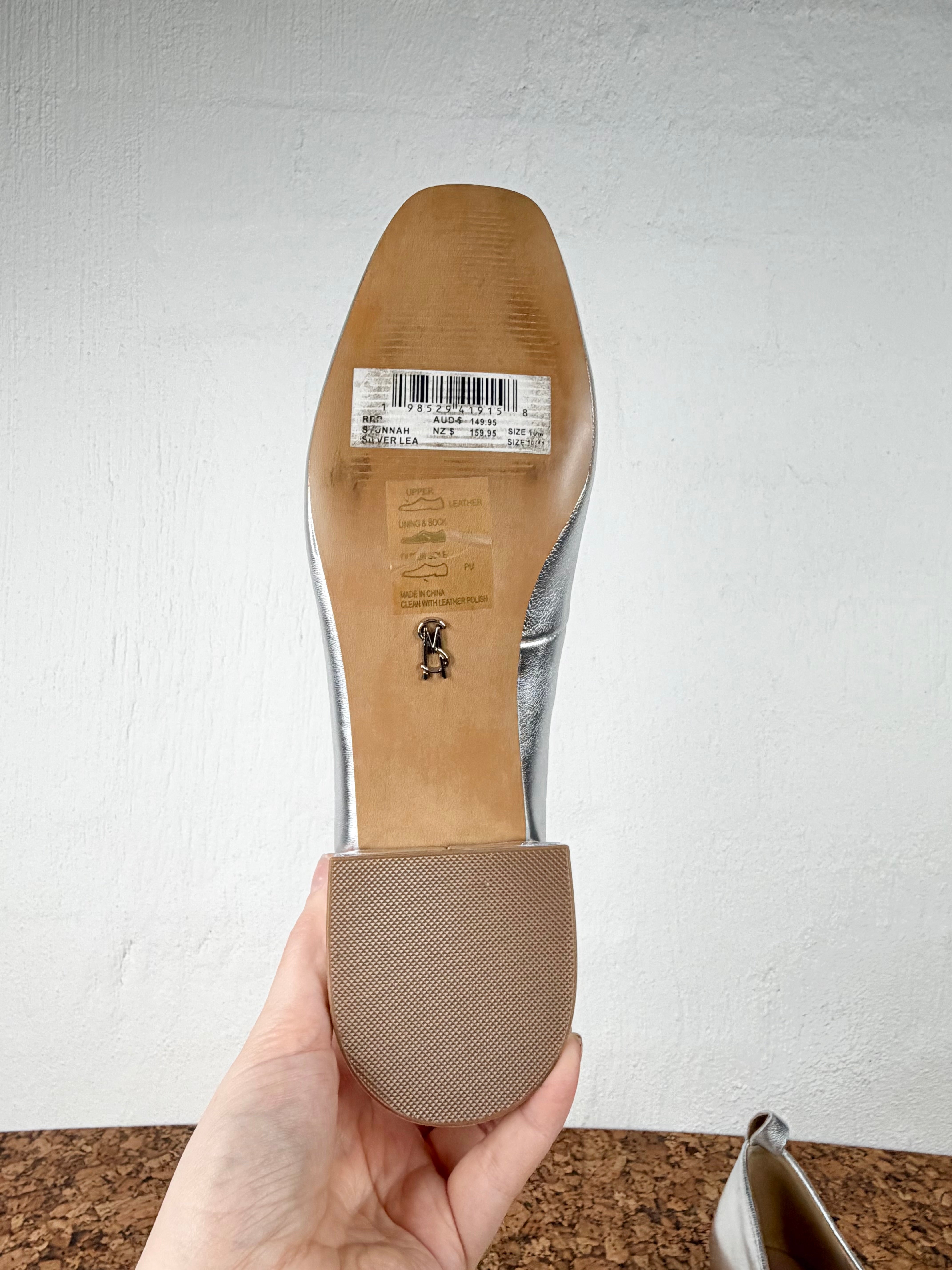 Steve Madden 'Stunnah Silver Lea' Ballet Flats - EU41