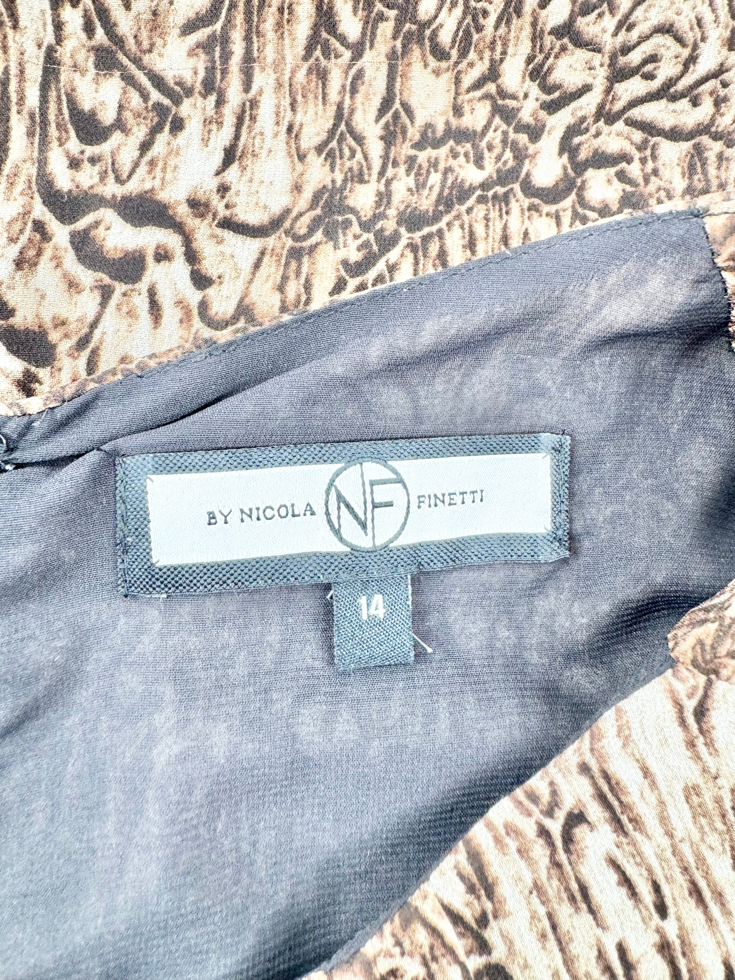 Nicola Finetti Tawny Midi Dress - AU12/14