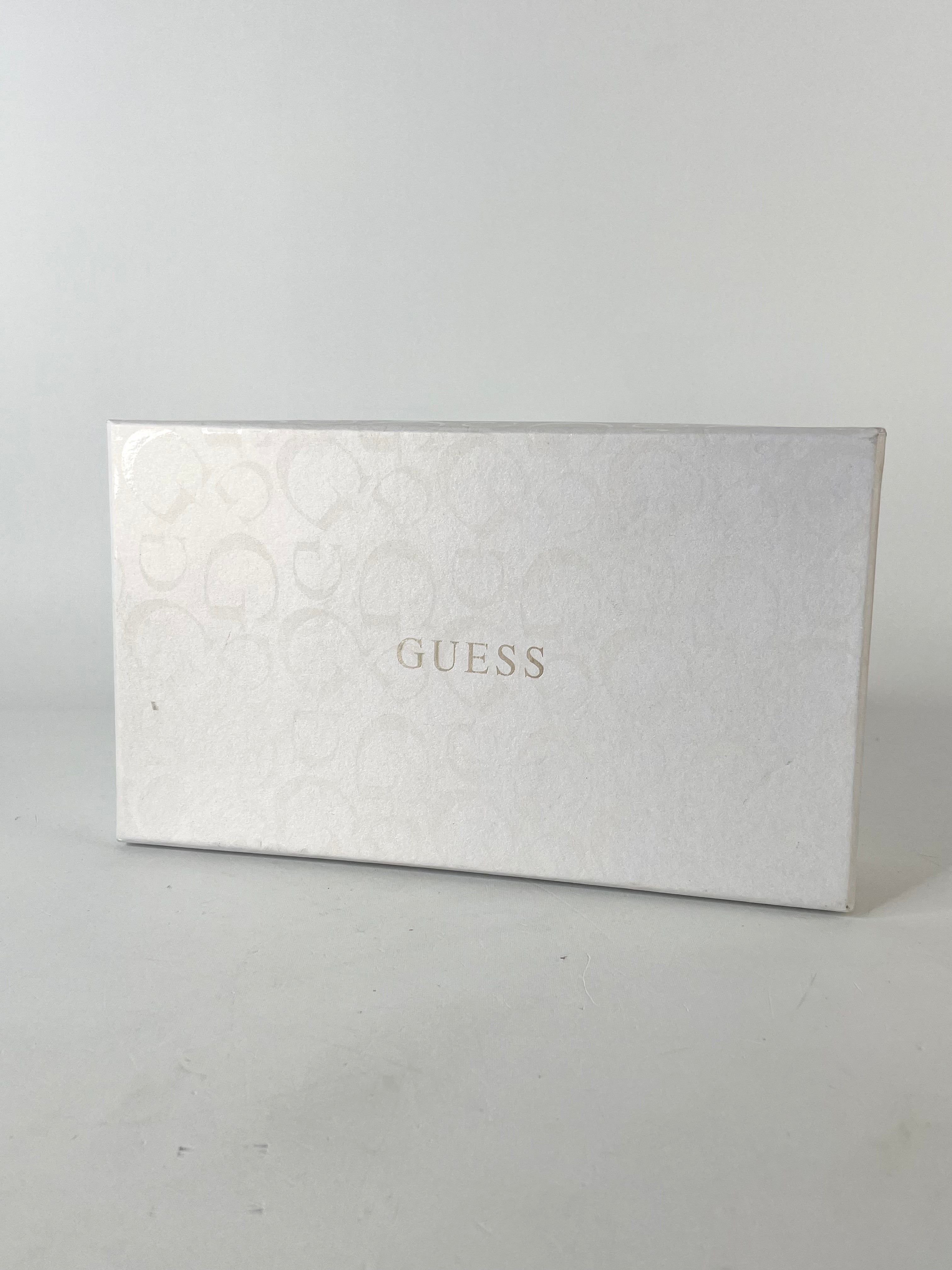 Guess Off-White Stud Texture Wristlet