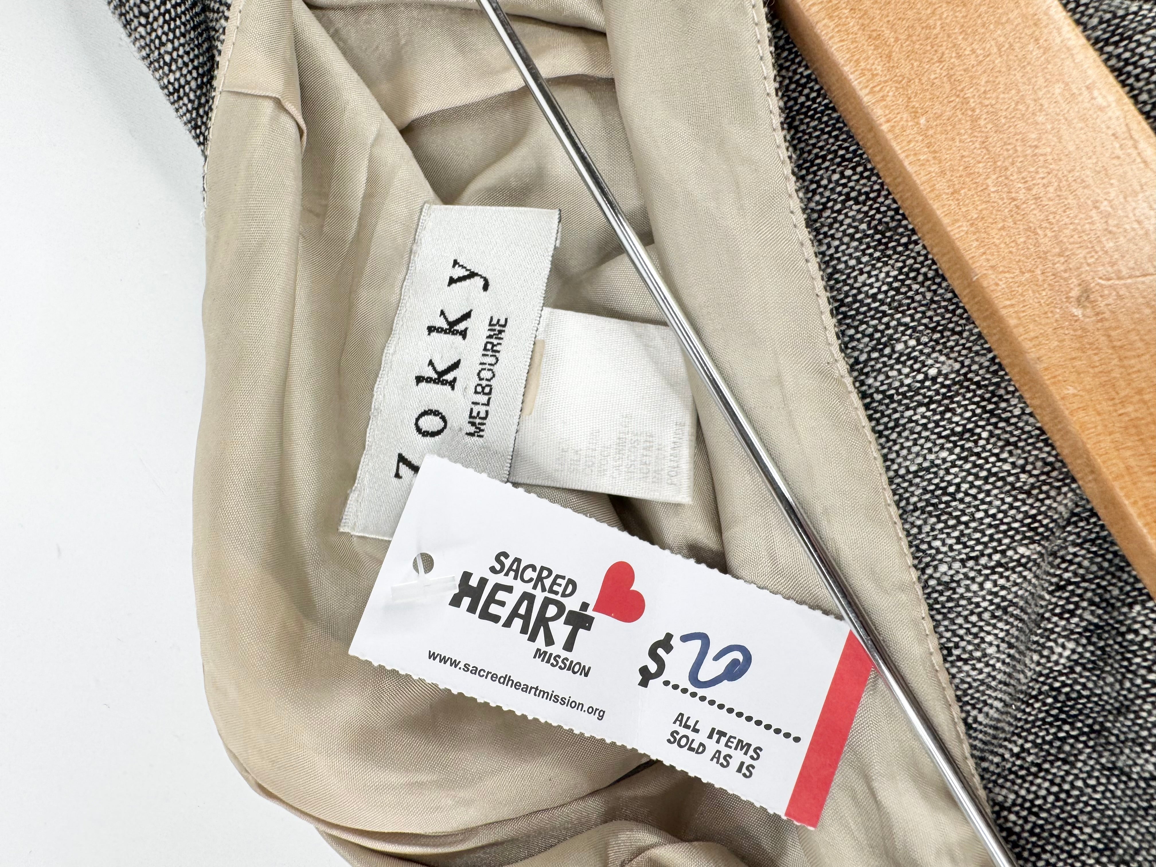 Zokky Dark Grey Wool Skirt - AU10