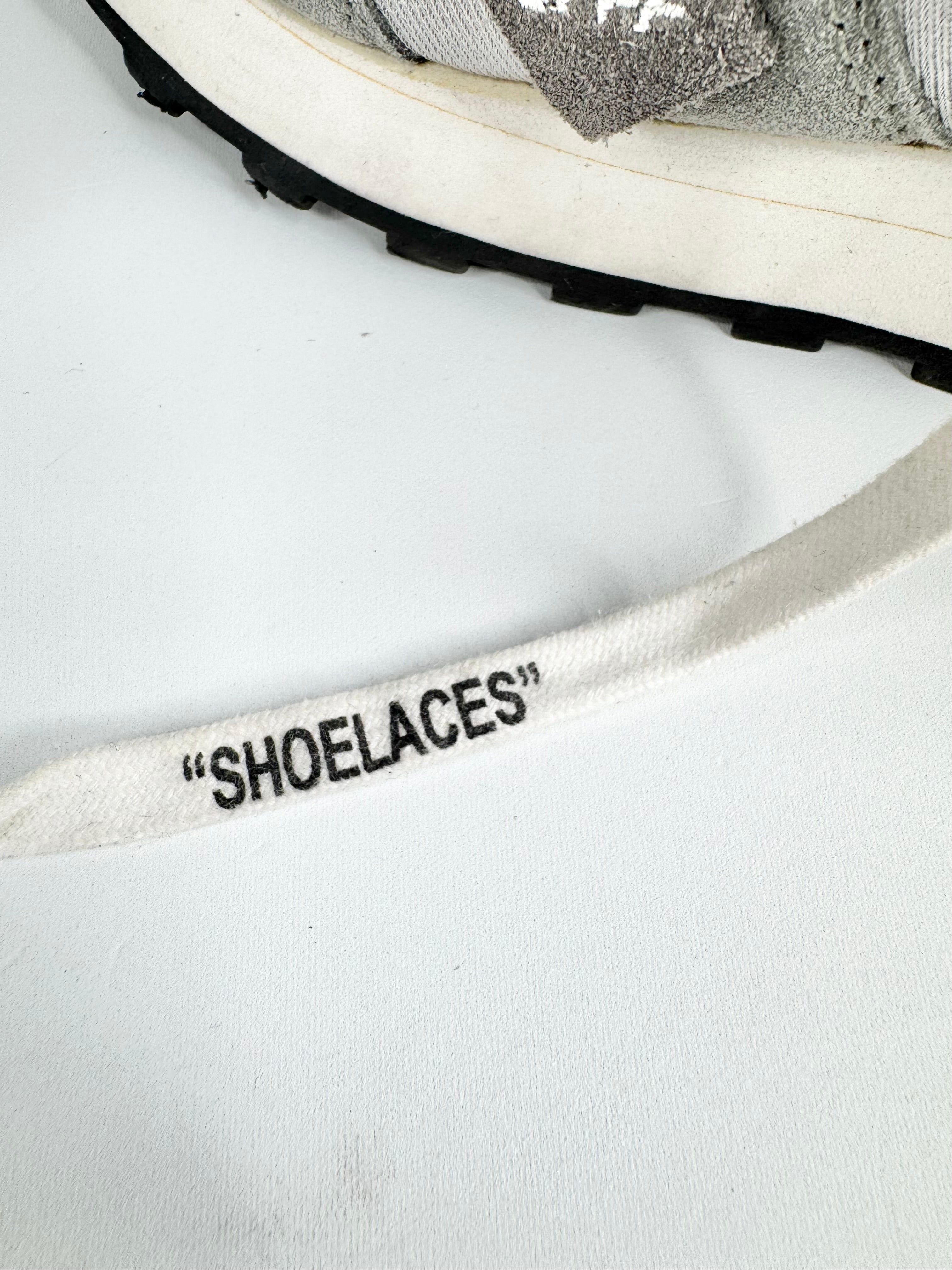Off-White Grey & White 'Runner' Sneakers - EU39