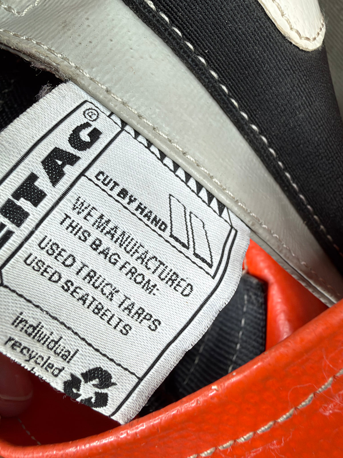 Freitag Orange 'Bob' Shoulder Bag