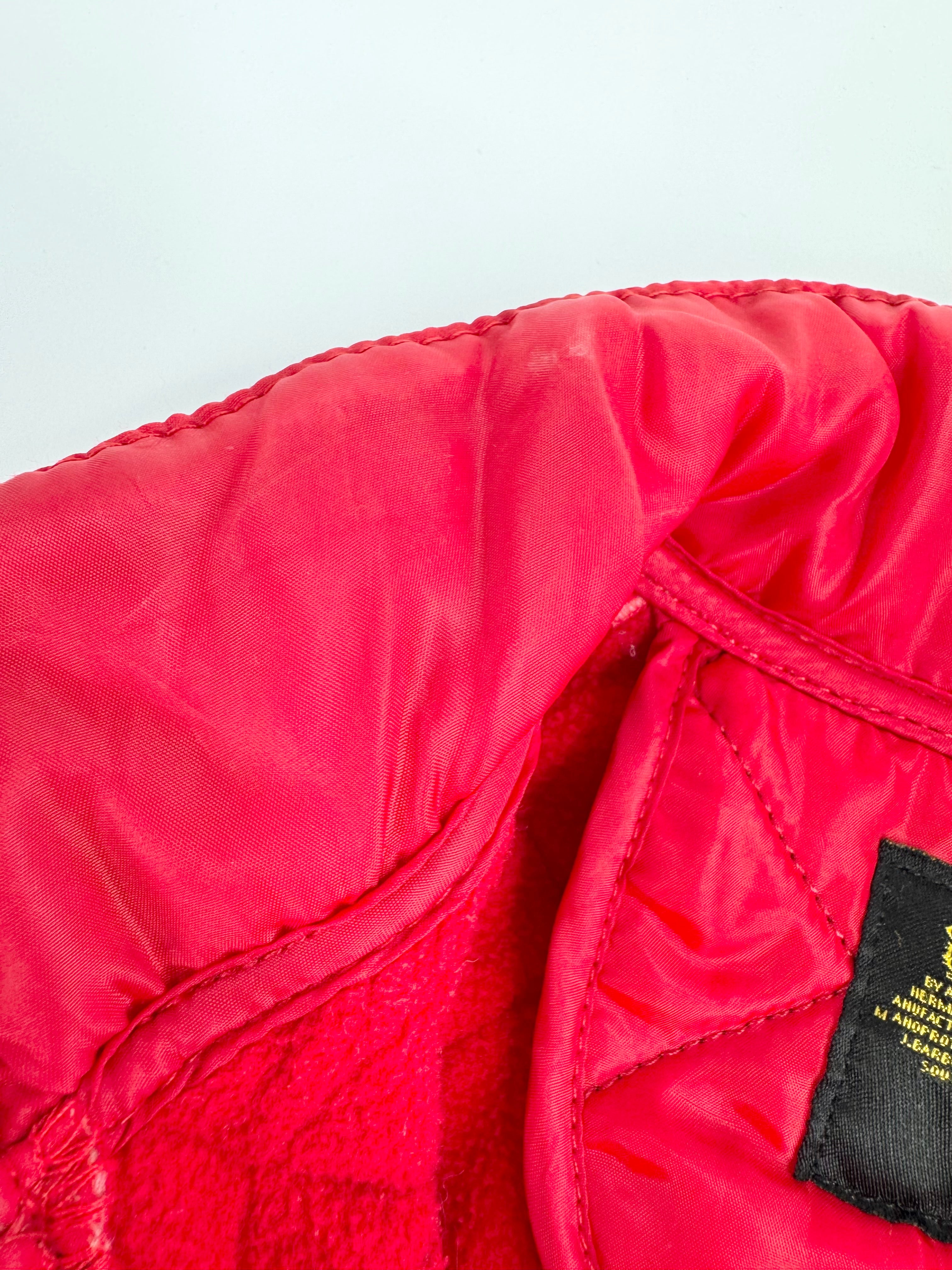Barbour Red Quilted Belted Jacket - AU12