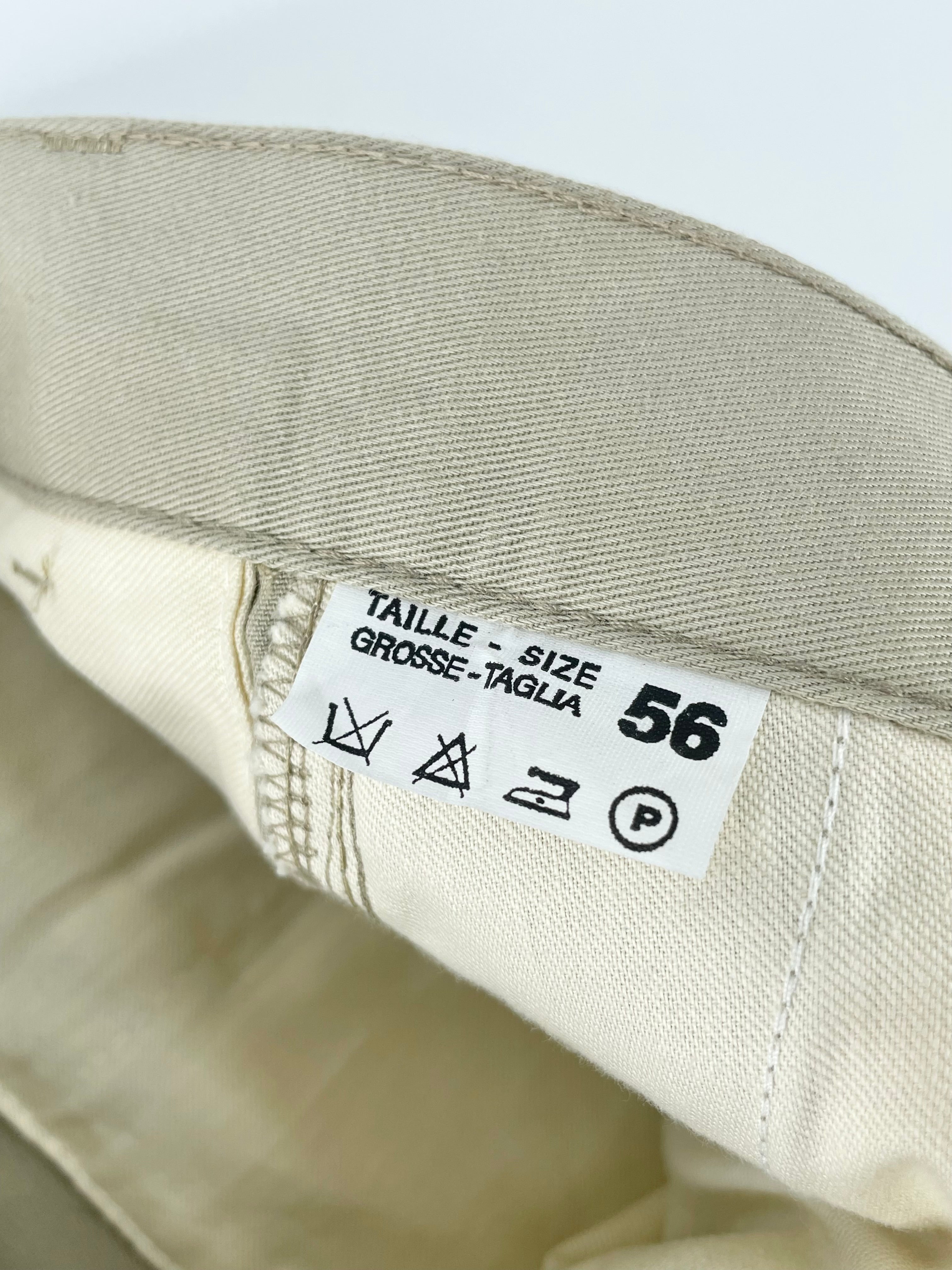 Ermenegildo Zegna Soft Vintage Beige Trousers - W40