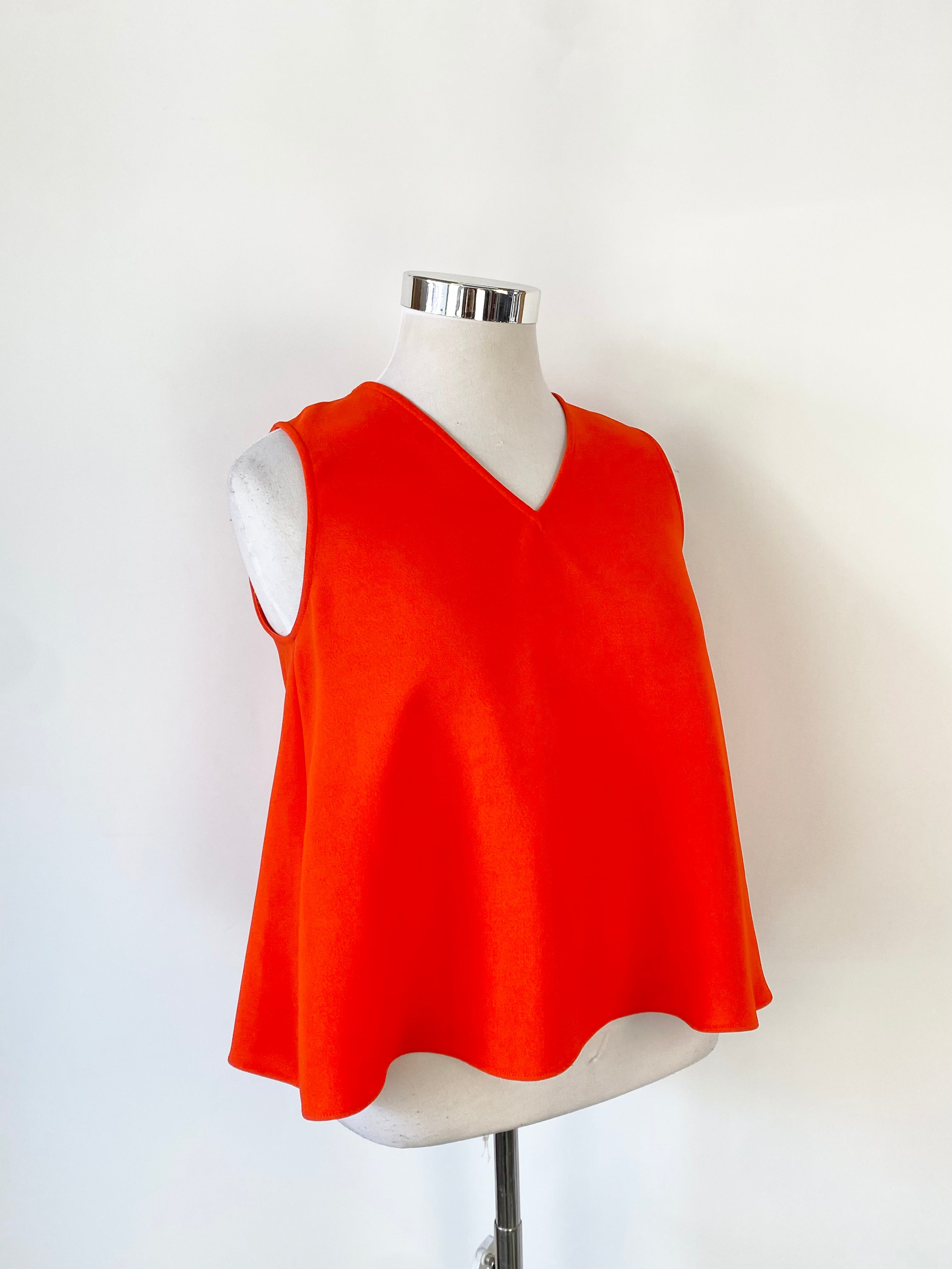 McQ Deep Orange Top - AU10/12