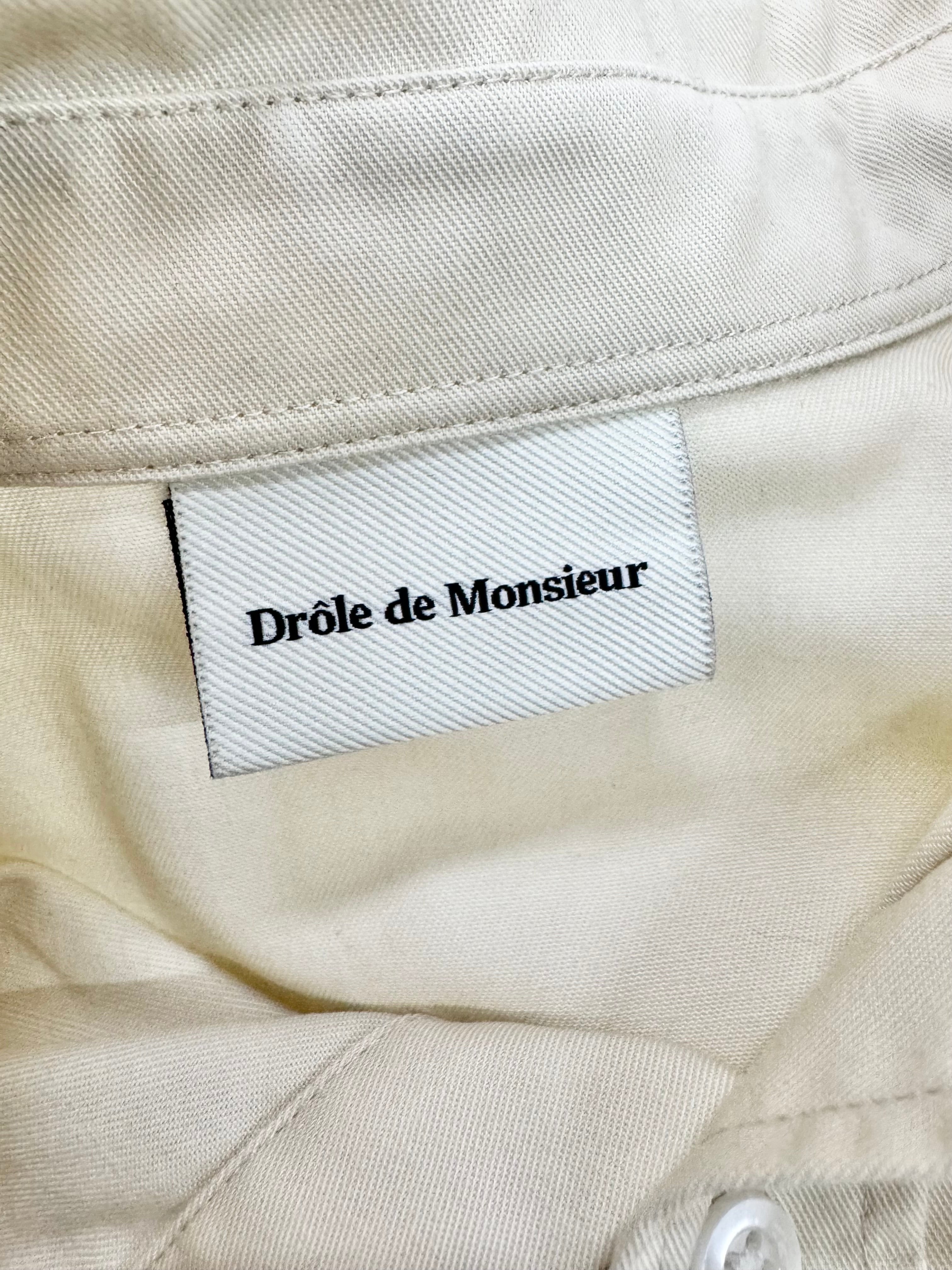 Drôle De Monsieur Cream 'Not from Paris Madam' Shirt - M